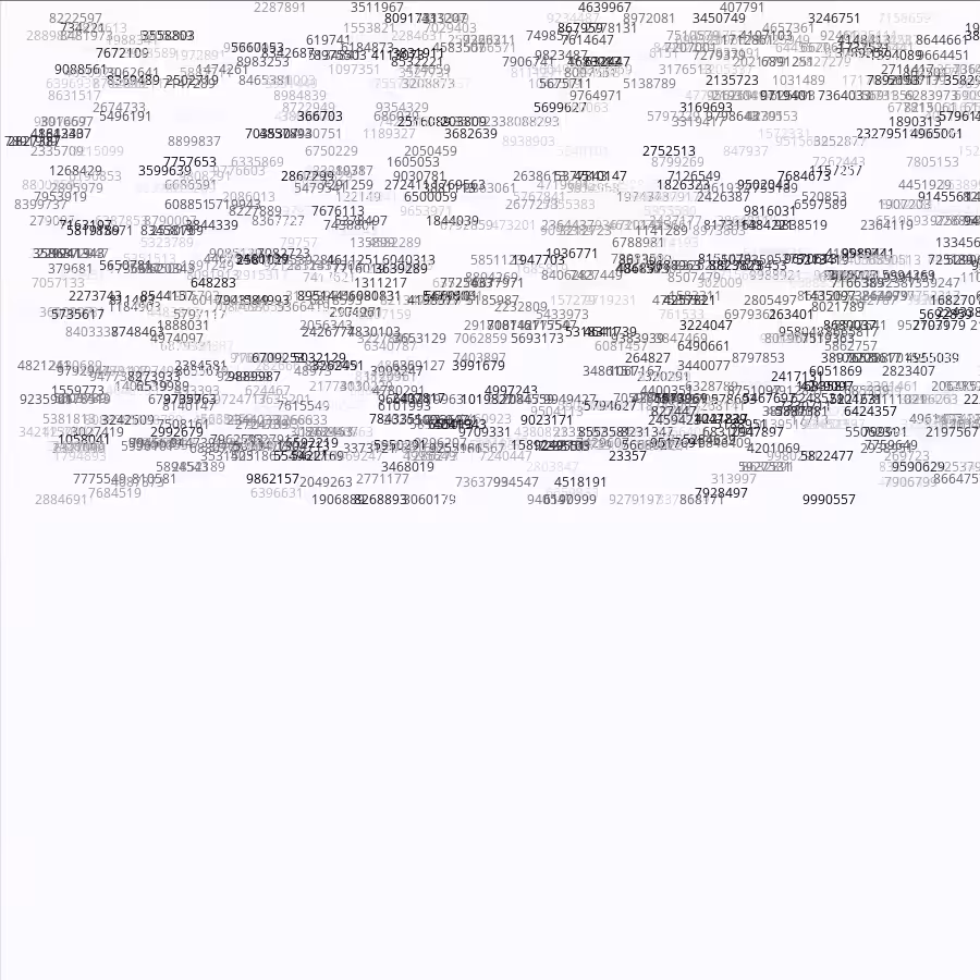 Painting by Random Prime Numbers #50