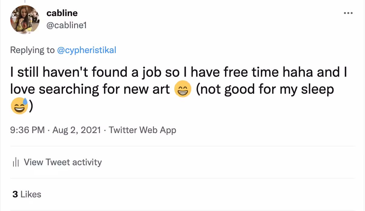 I still haven't found a job