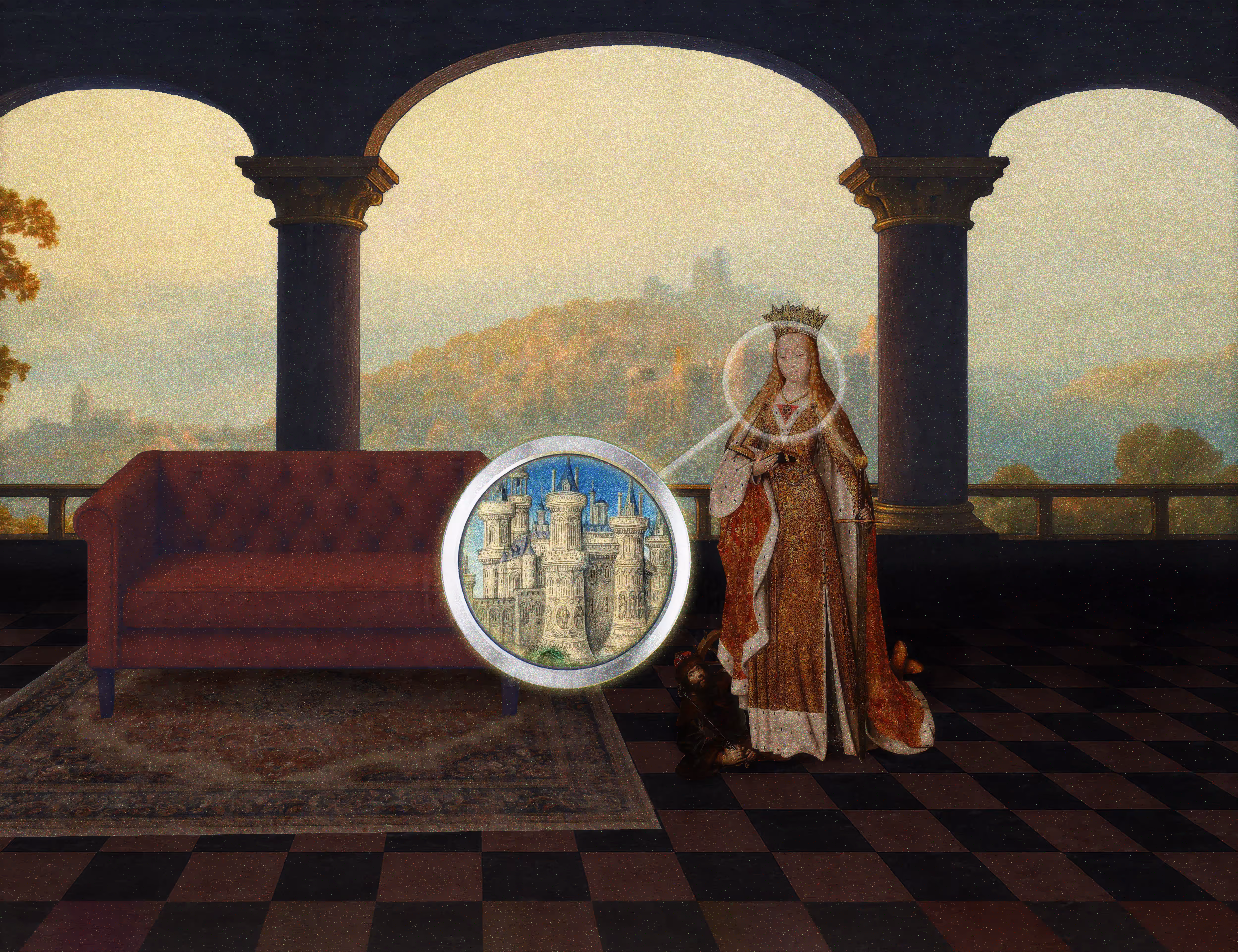 The Pilgrim’s Living Room Crucifixion; Mona Lisa Hyper-Gamble #113