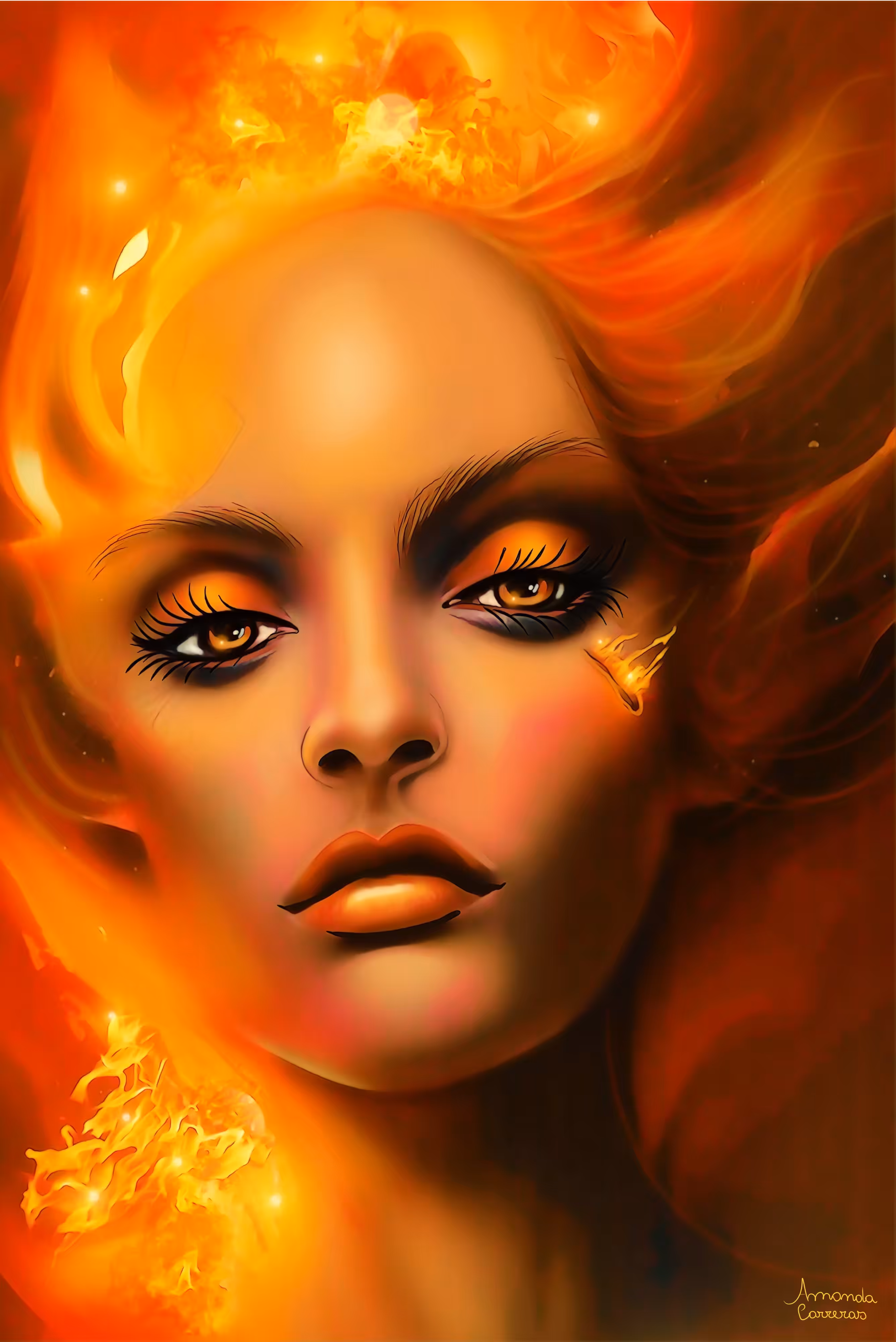 Girl on fire.