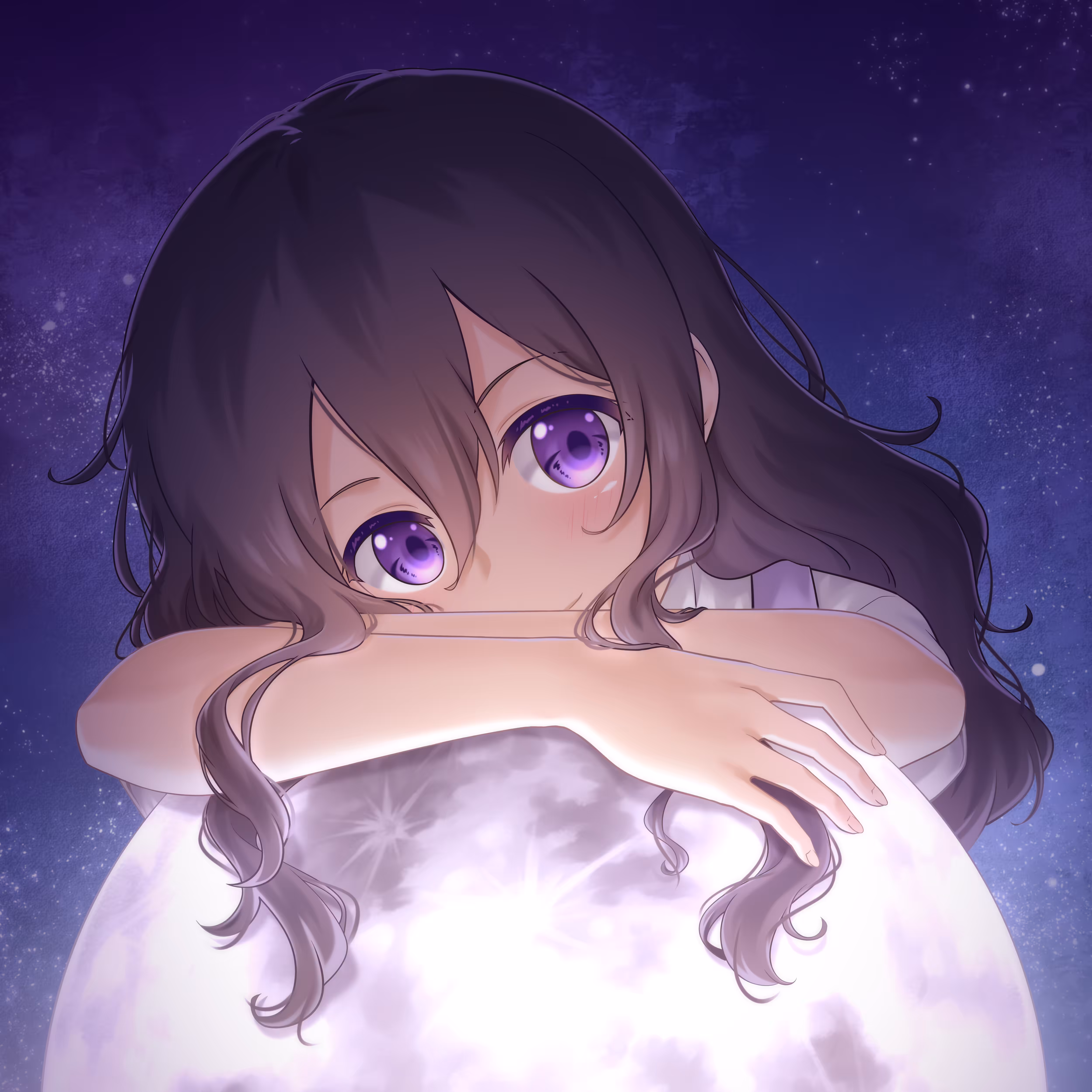 A Moon and a girl