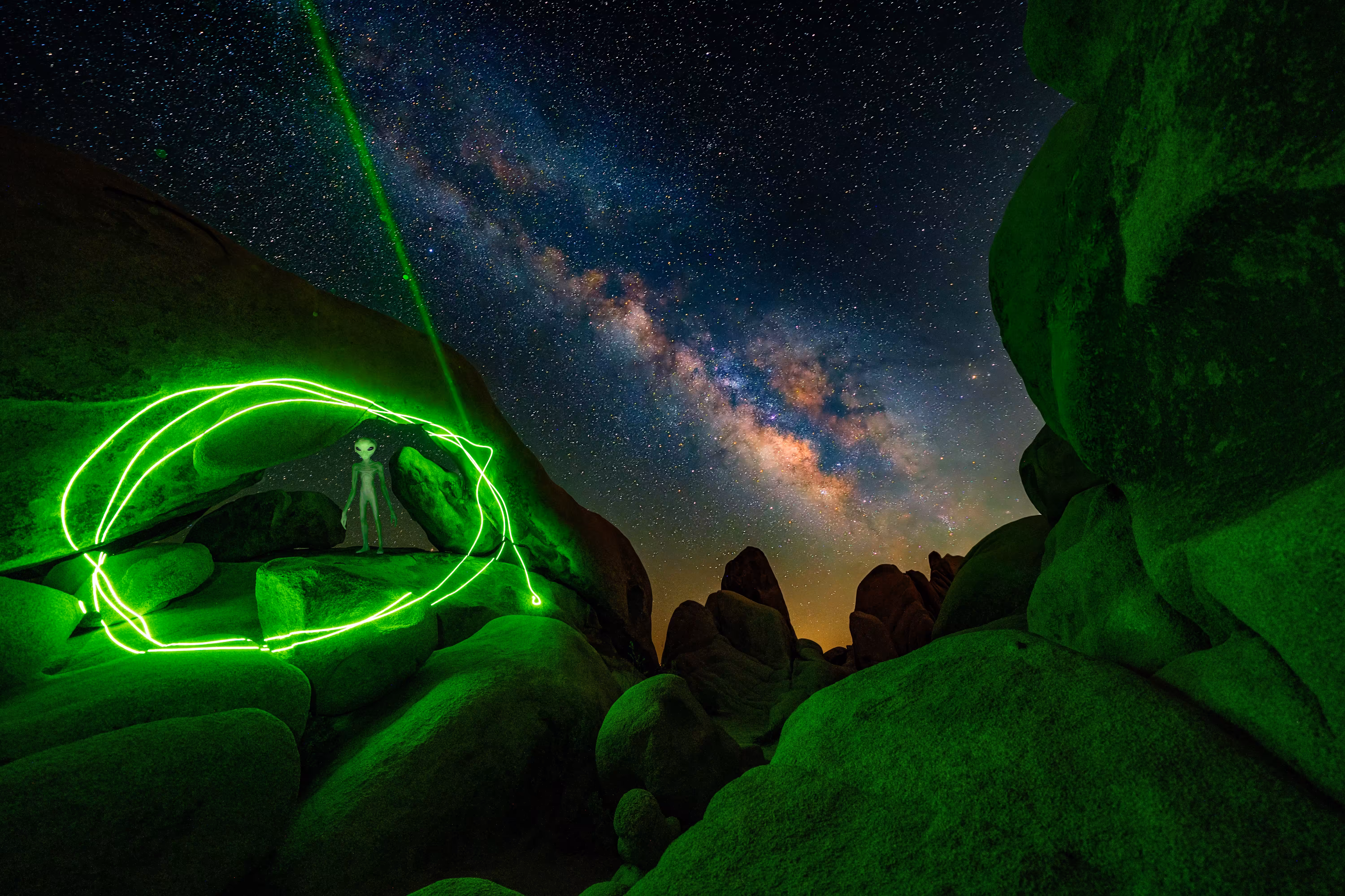 Arch Rock Alien Encounter