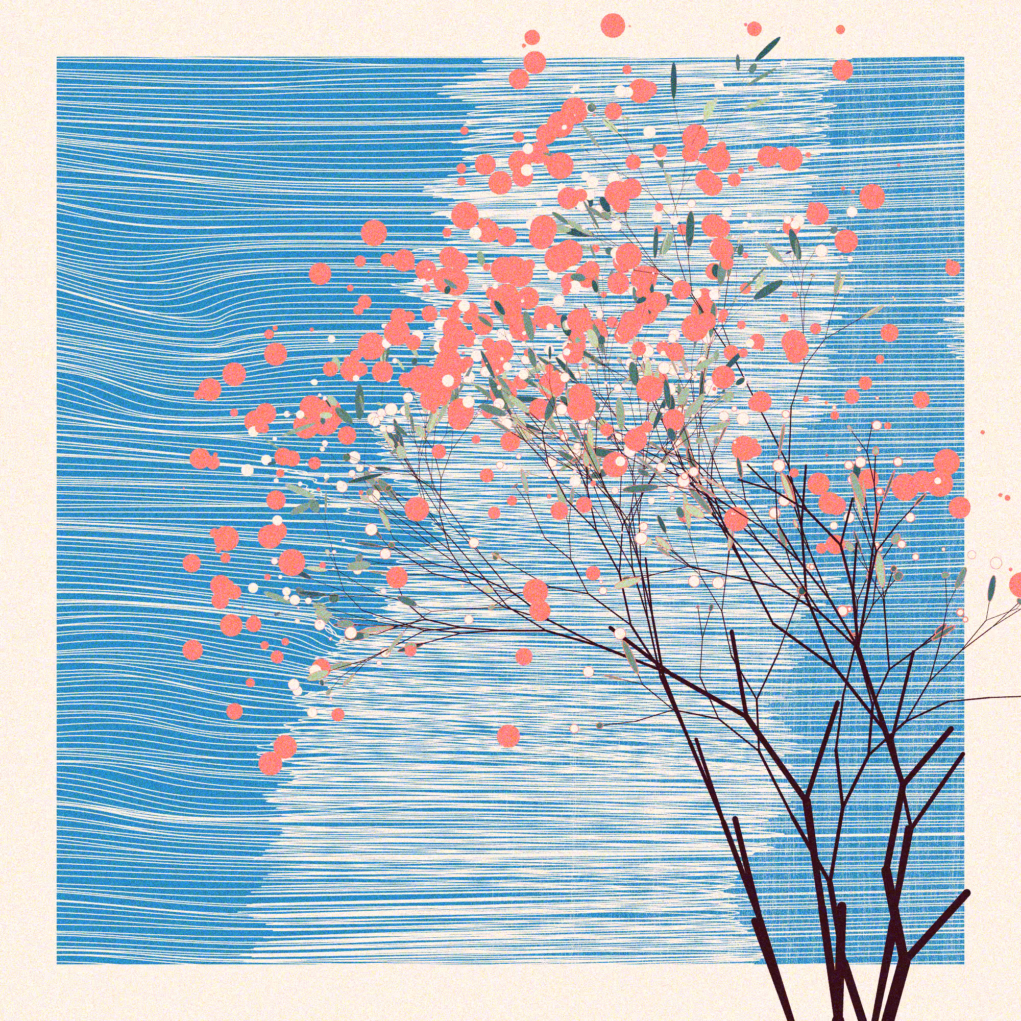 Rodeo posts: The Blossoms Behind the River #1