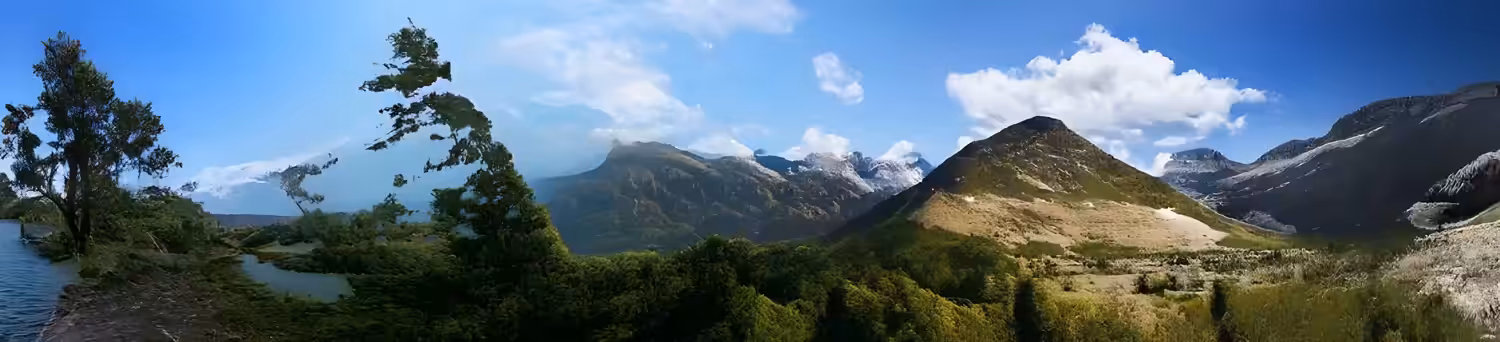 The flowing landscape