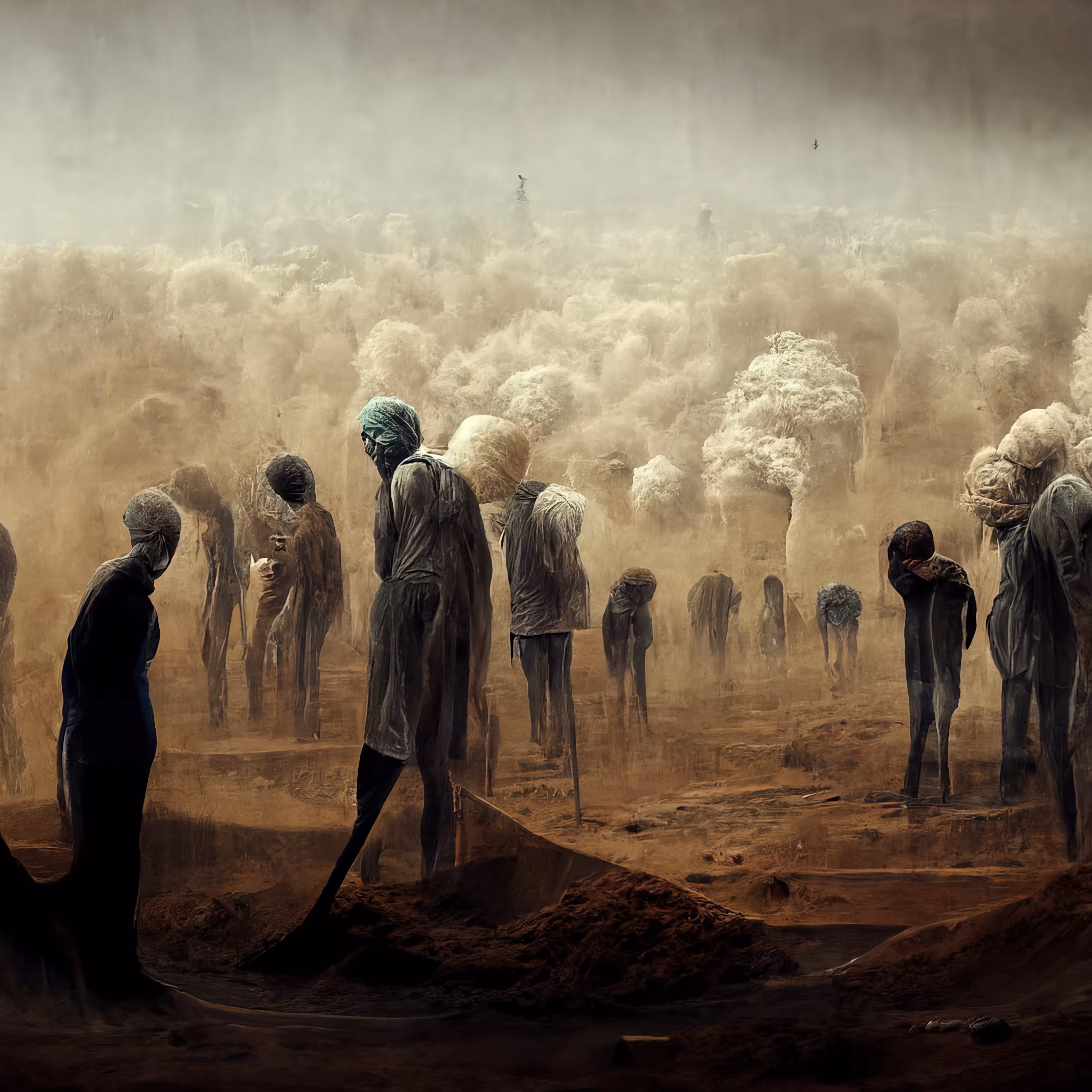 the world turning into dust