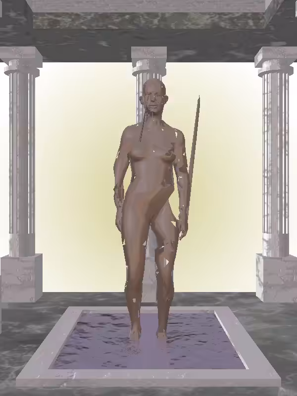 HeavenComputer: The Jumping Holy Brown Woman #7268