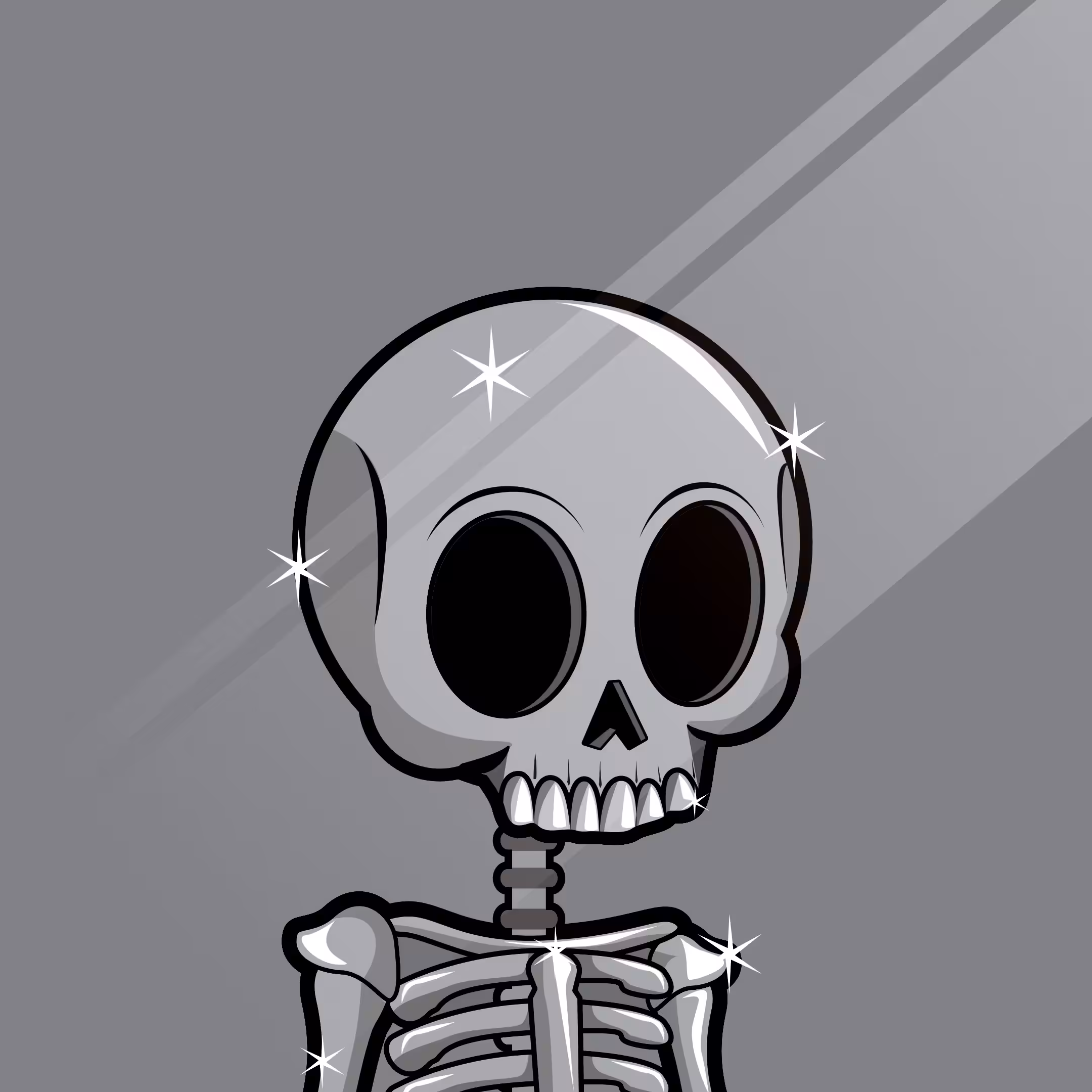  Edgar The Skeleton - Silver #99