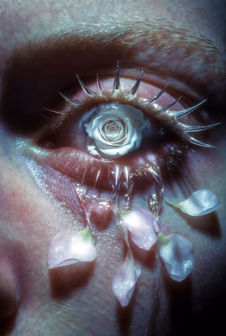 The Unfinished Petal of Your Gaze