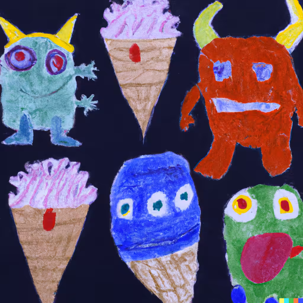 Ice Cream Critters No. 4