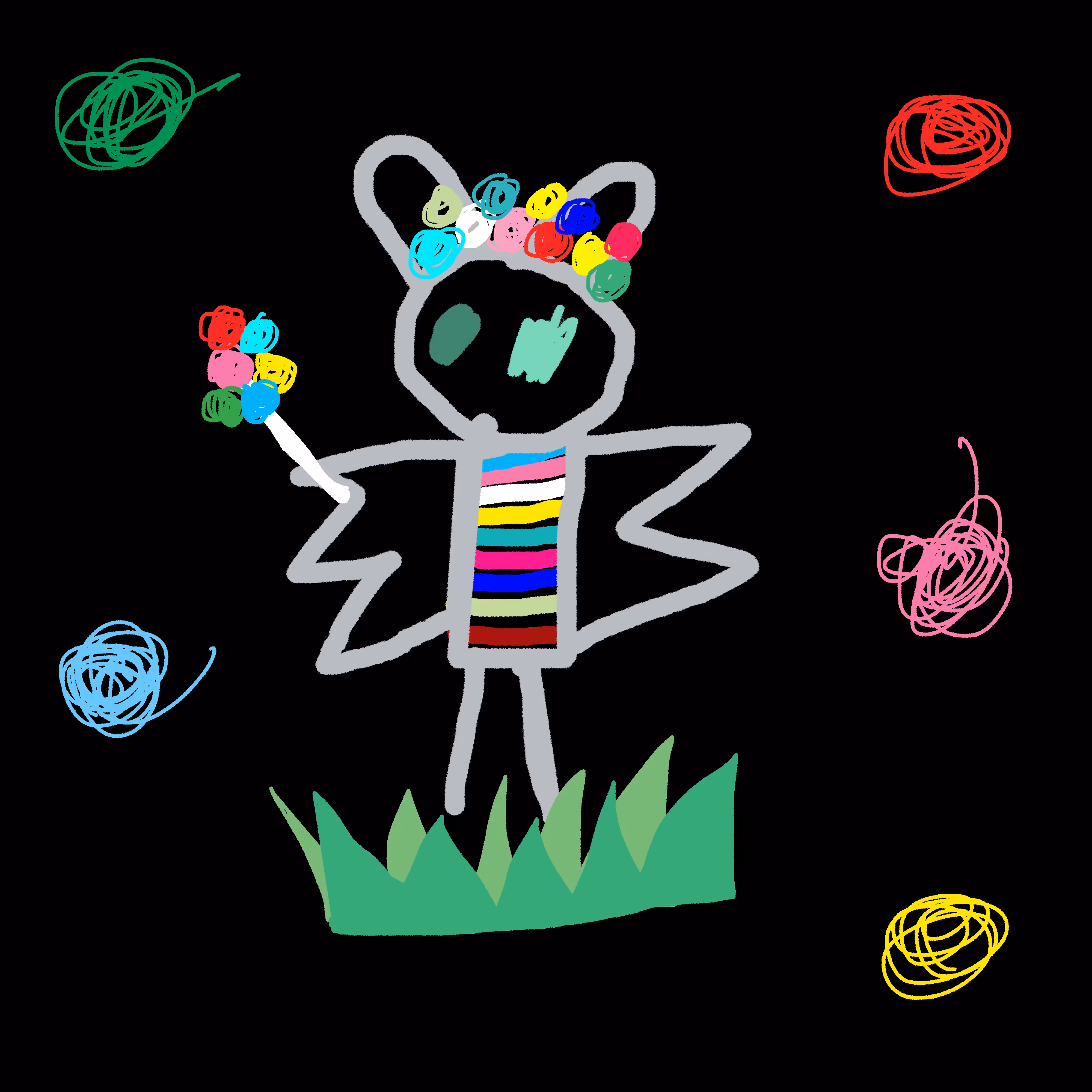 Rainbow Rabbit #5