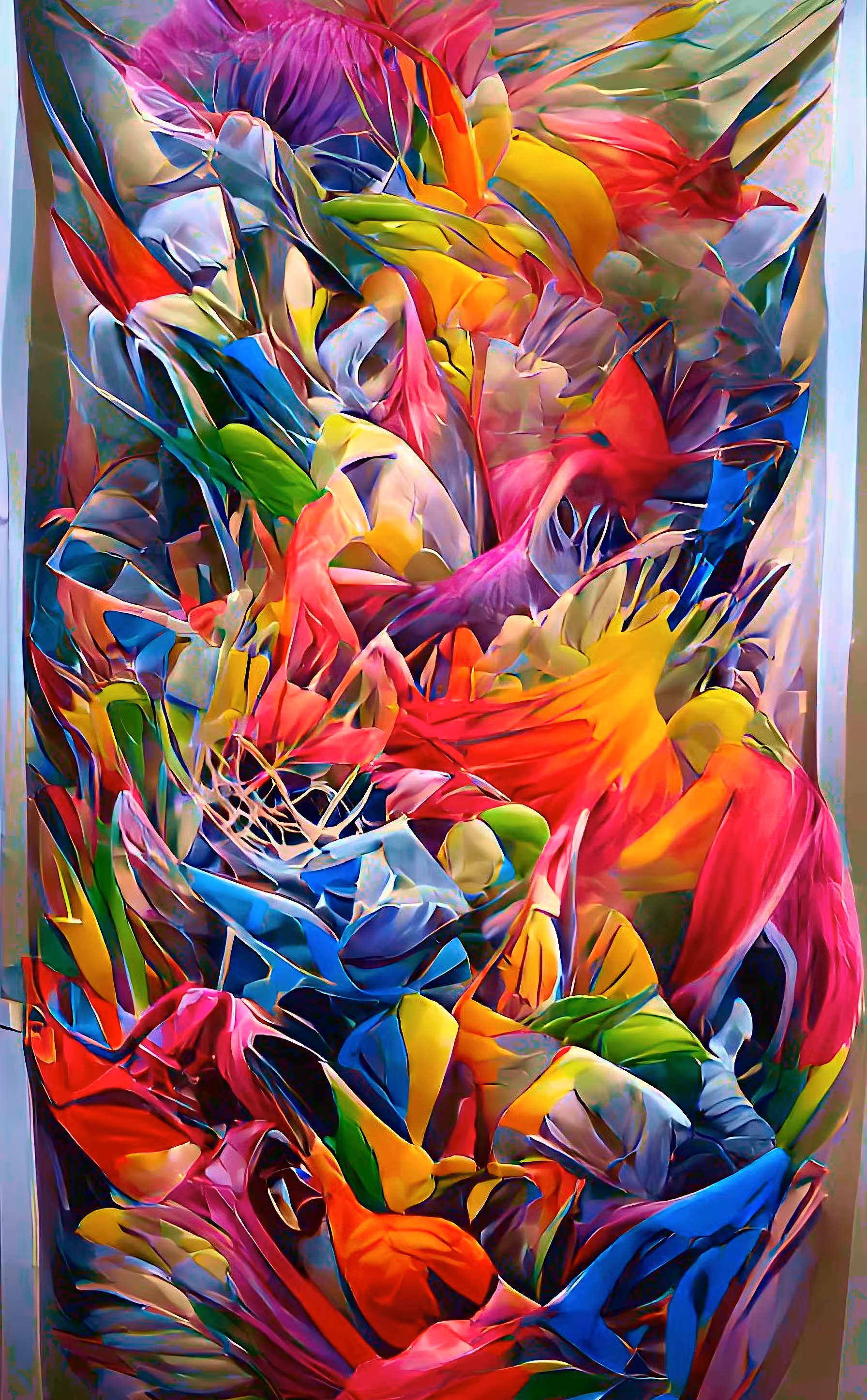 AI Abstract - Jungle Punch