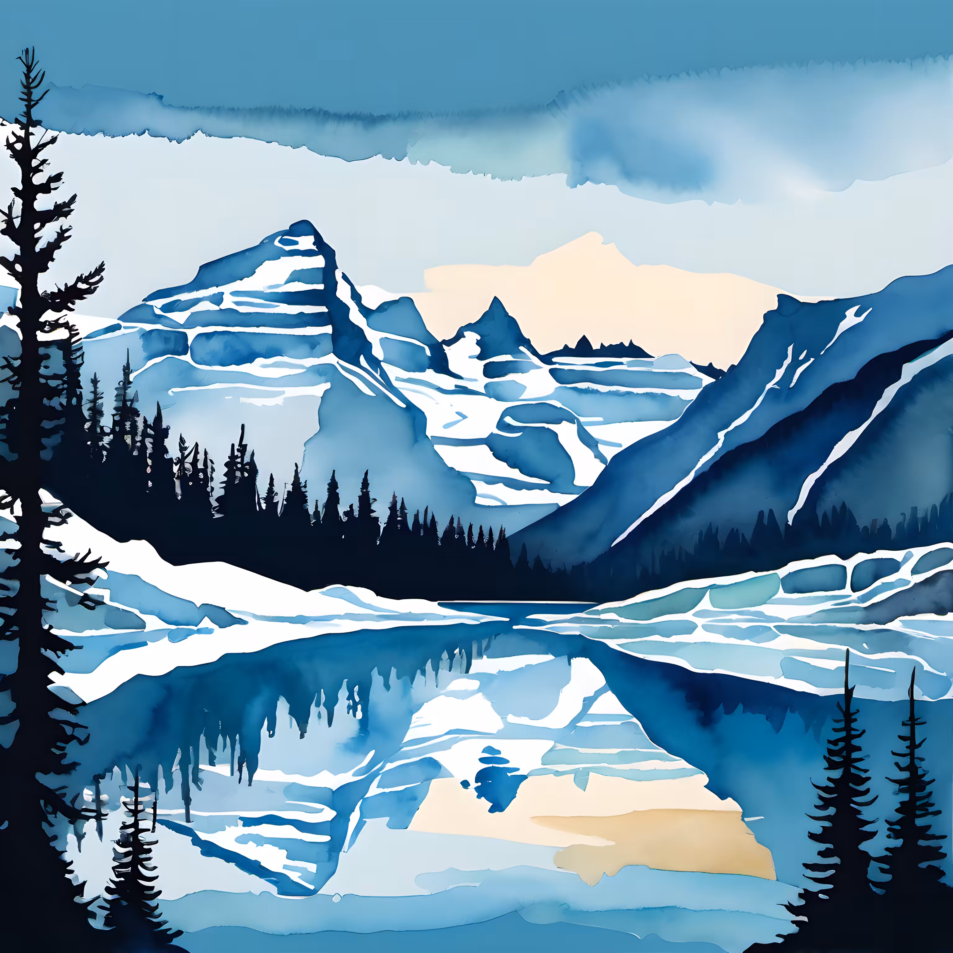 Glacial Lakes #94