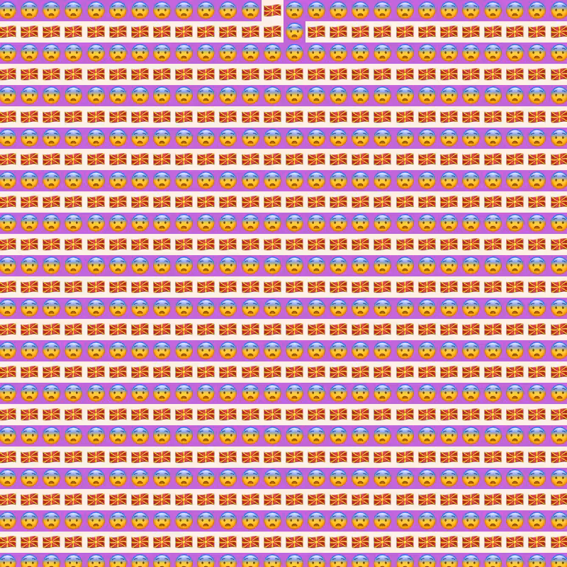 Elementary Cellular Emoji Automata #631