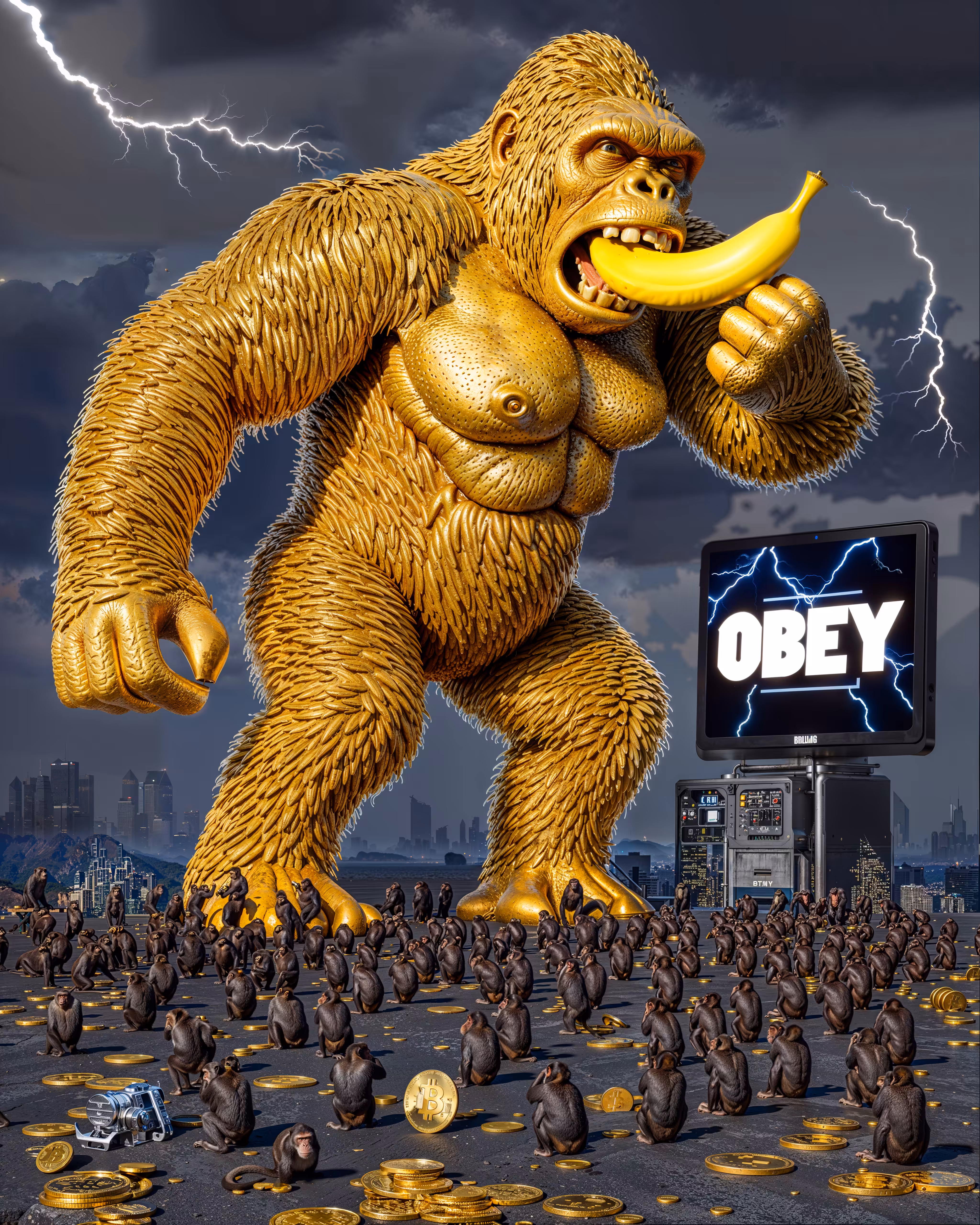 Experimental ideias : Kling the the fake Kong