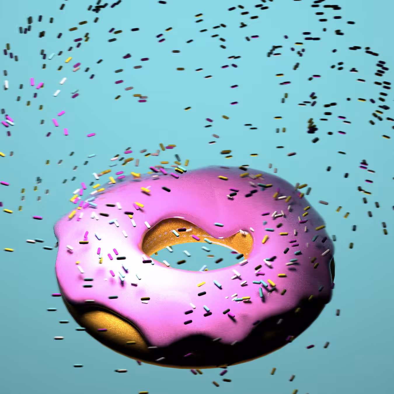 Donut explosion