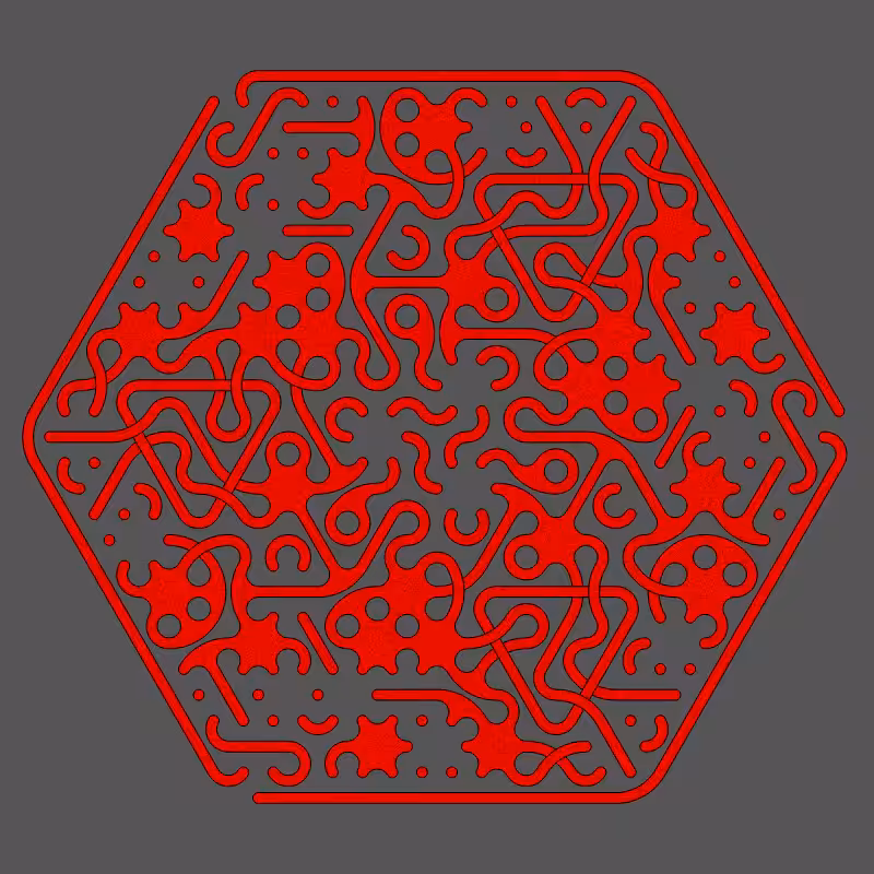 Threefold Symmetry - Dark Variations #495