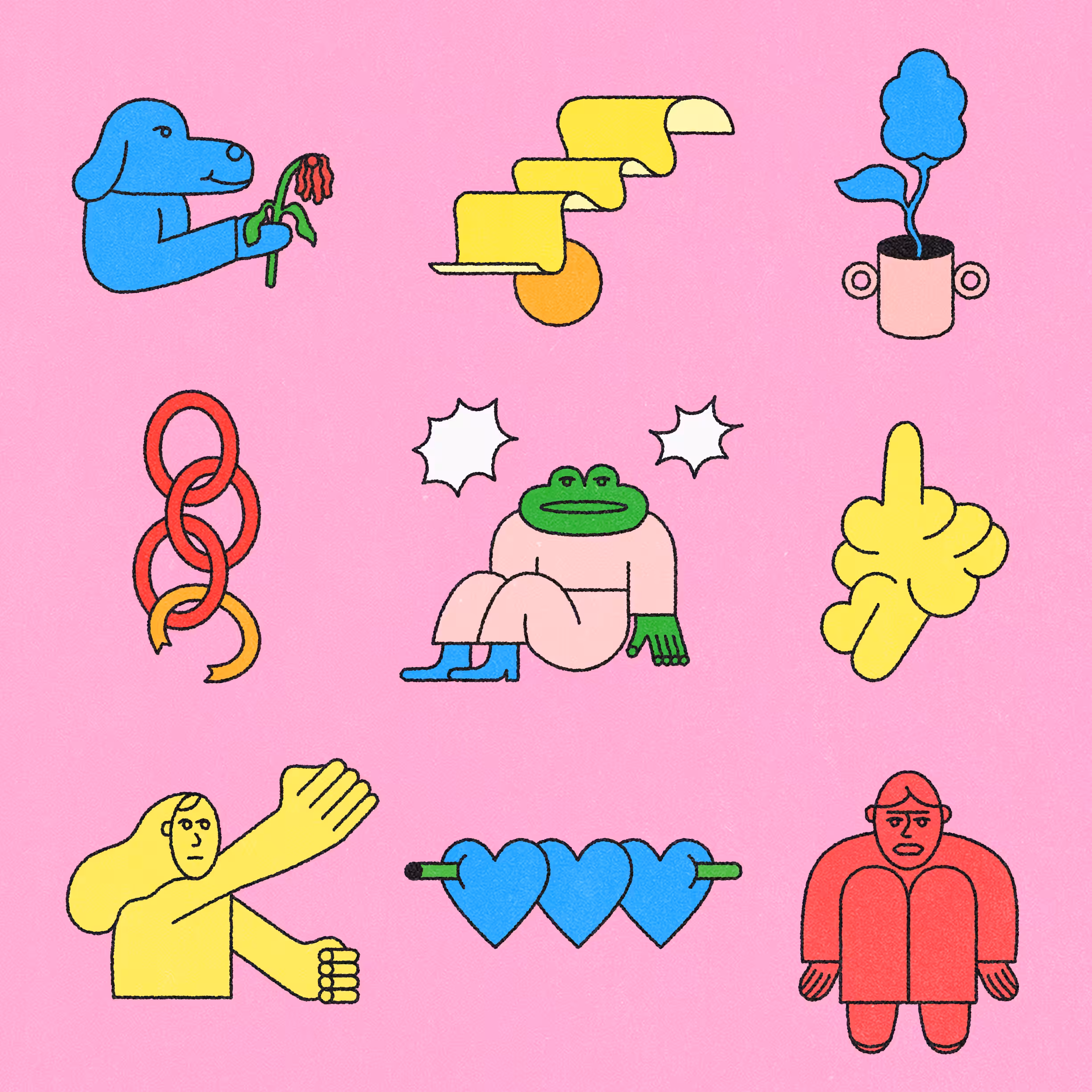 Frog and Friends