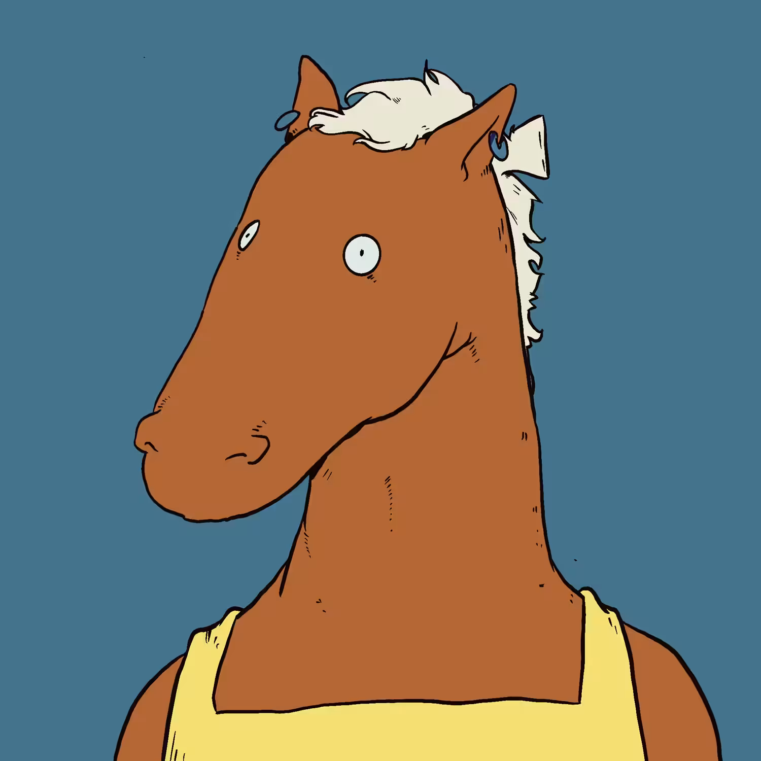 horse head - cat