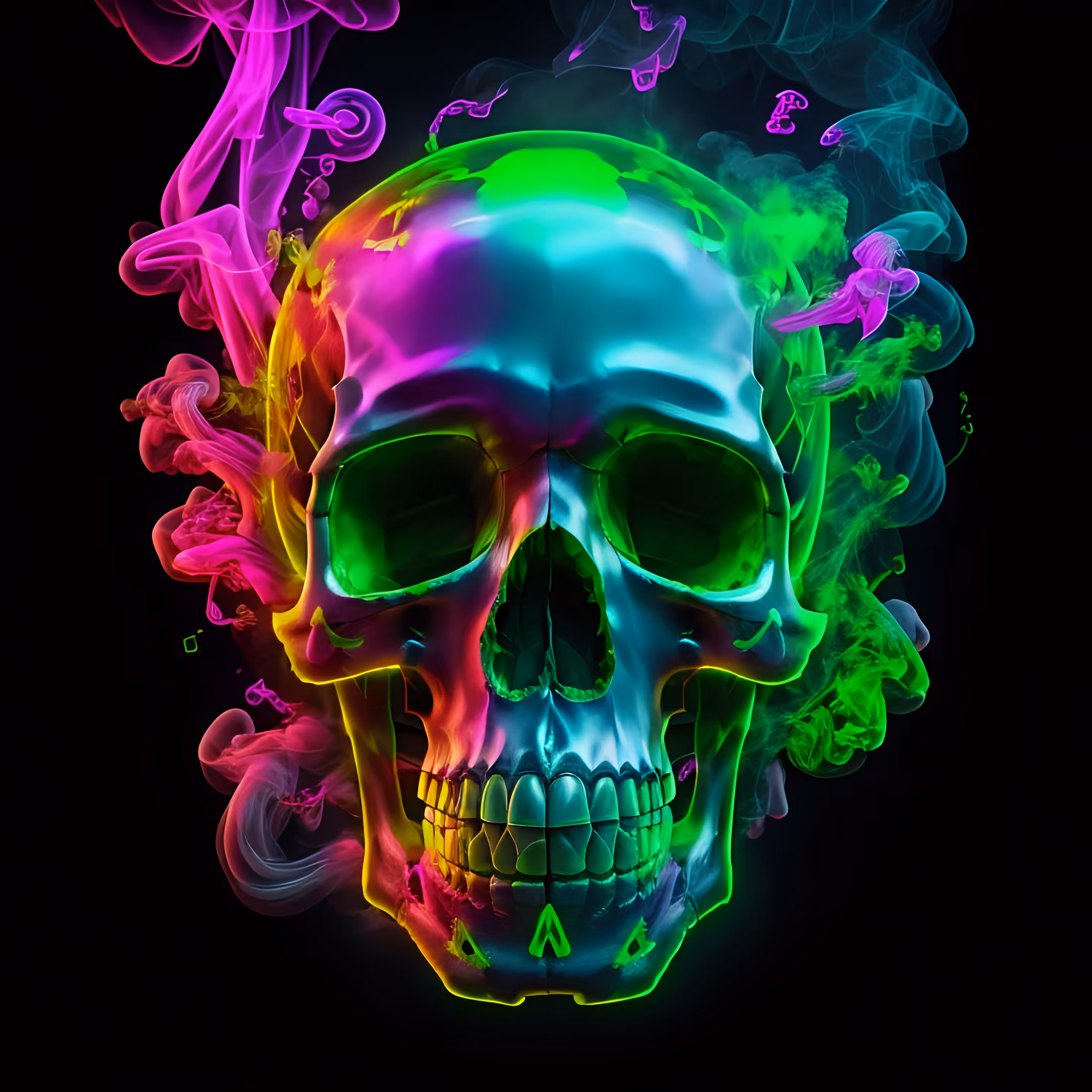 Smoking Skull #8
