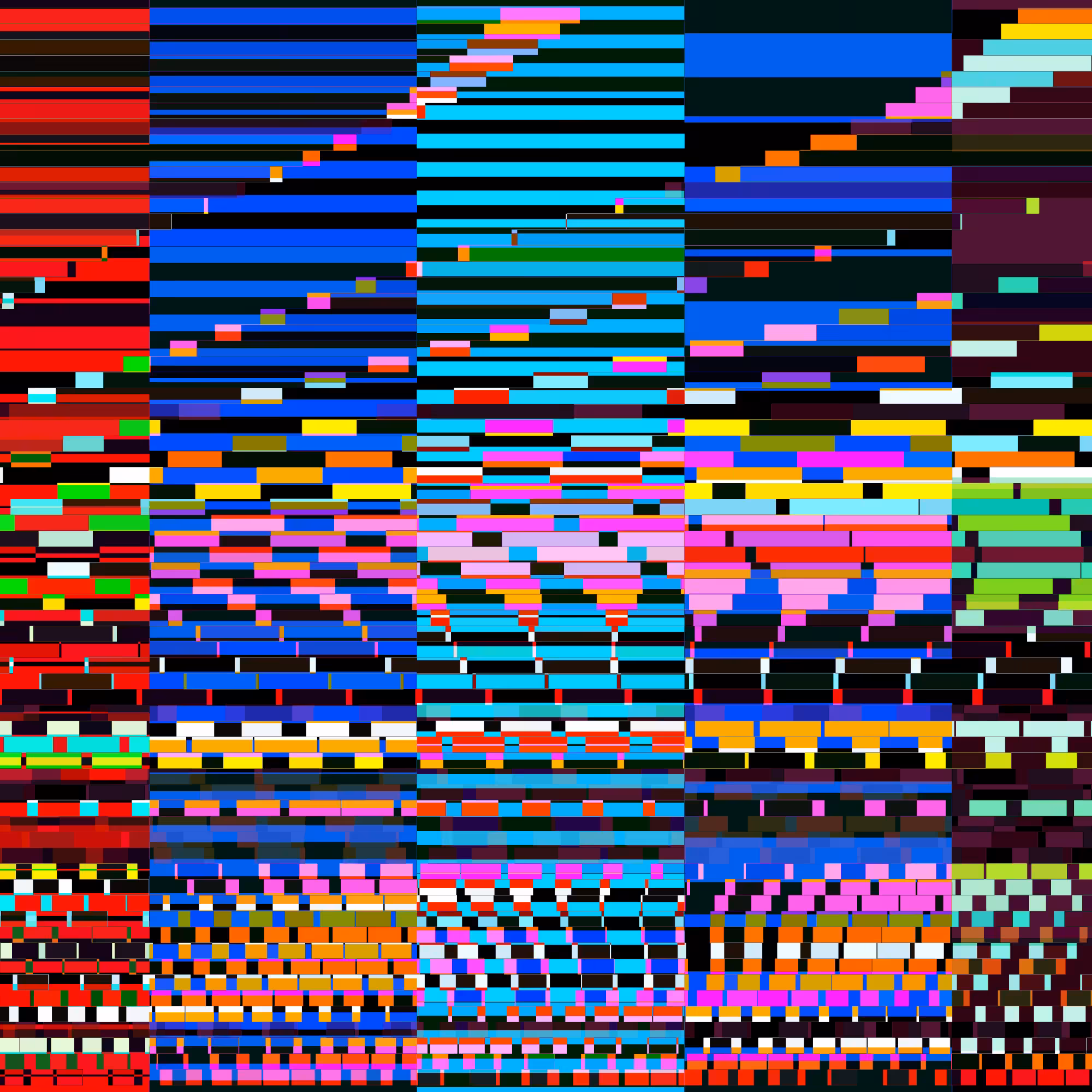 Glitchometry Stripes #28