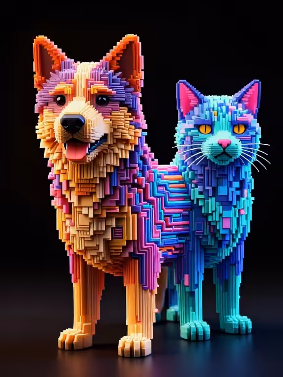 Dog and cat