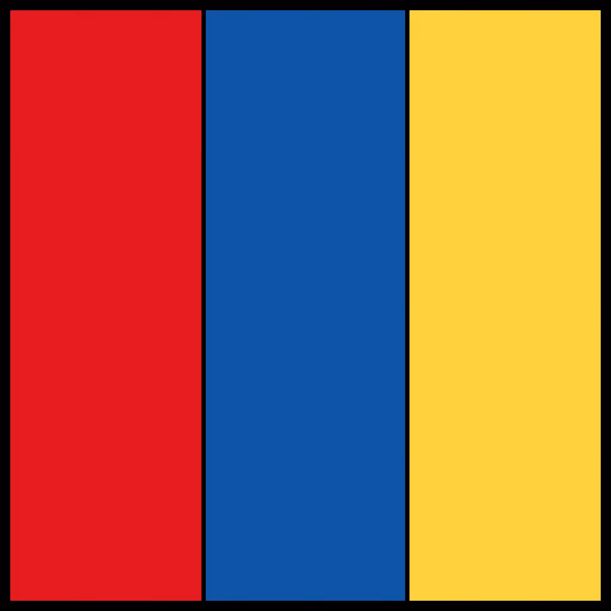 Flipped Colombian Flag