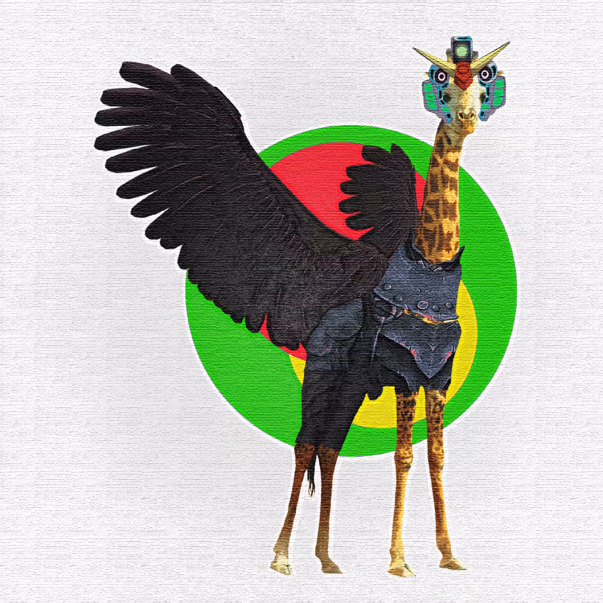 Giraffe Meka on Planet Mars