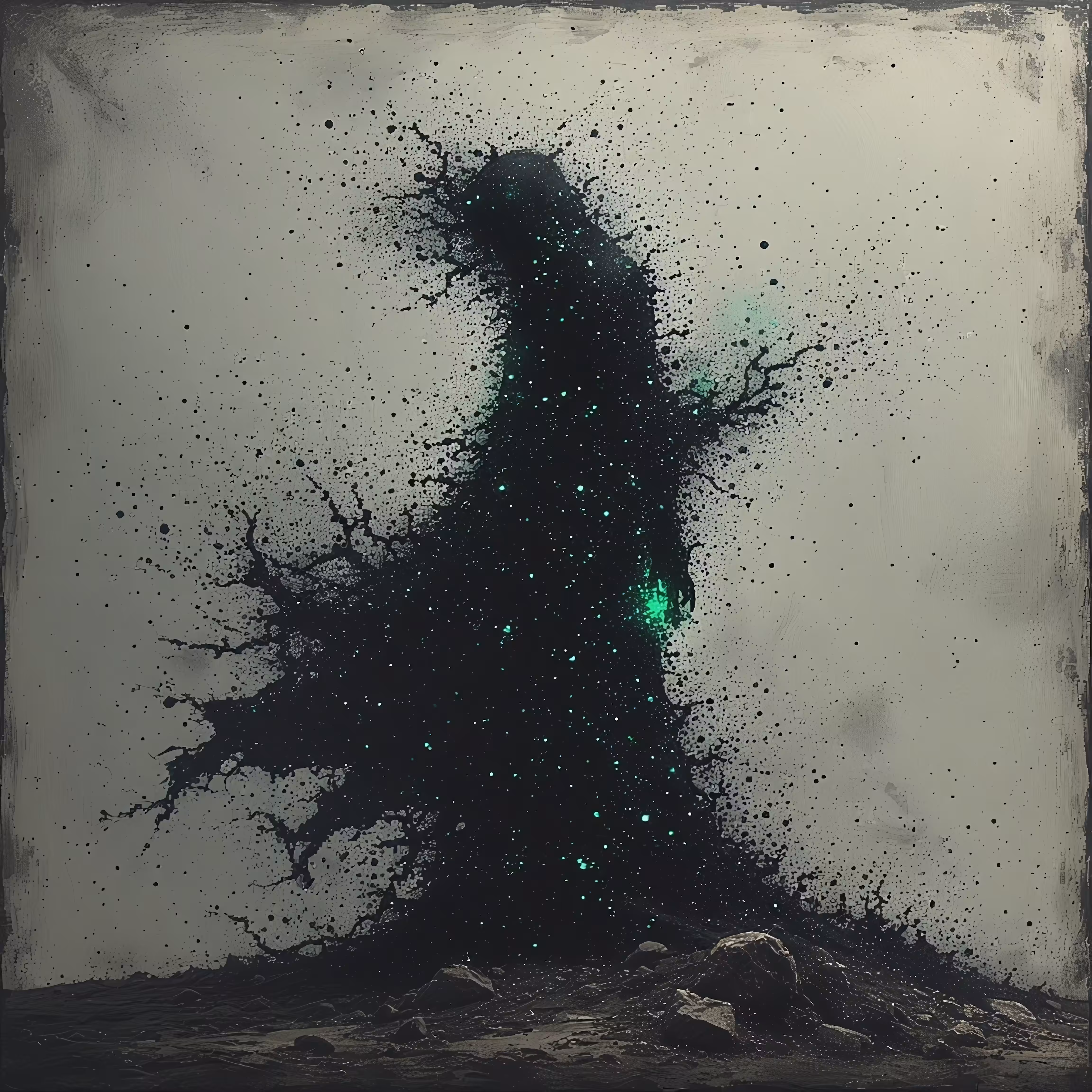 365 Brushstrokes of the Future: Spectral Dissolution: The Void Wraith
