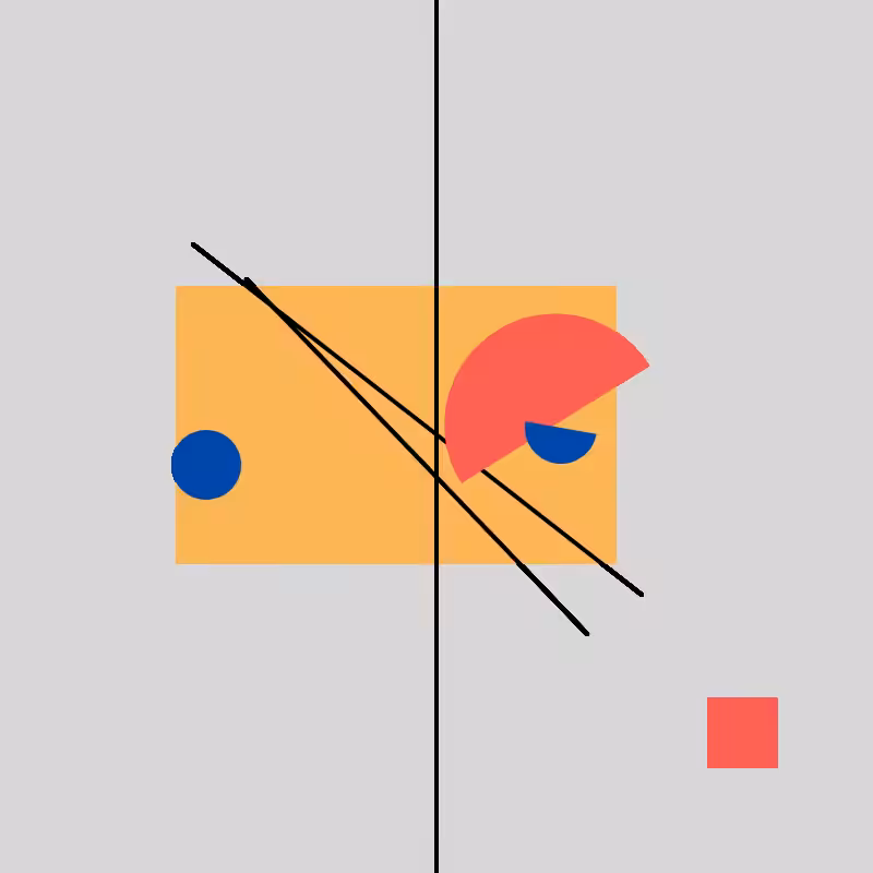 Abstract chopsticks #14