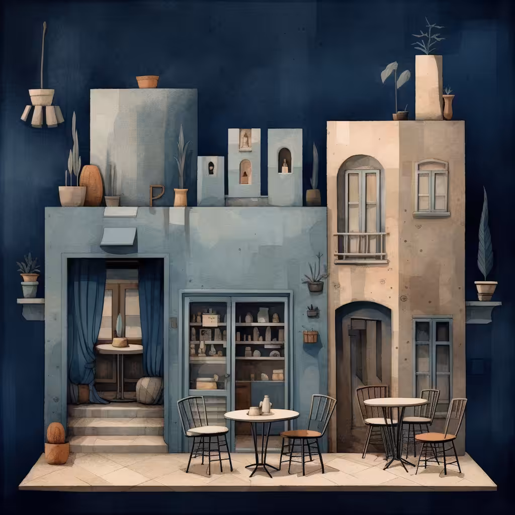 Blue Cafe ... 