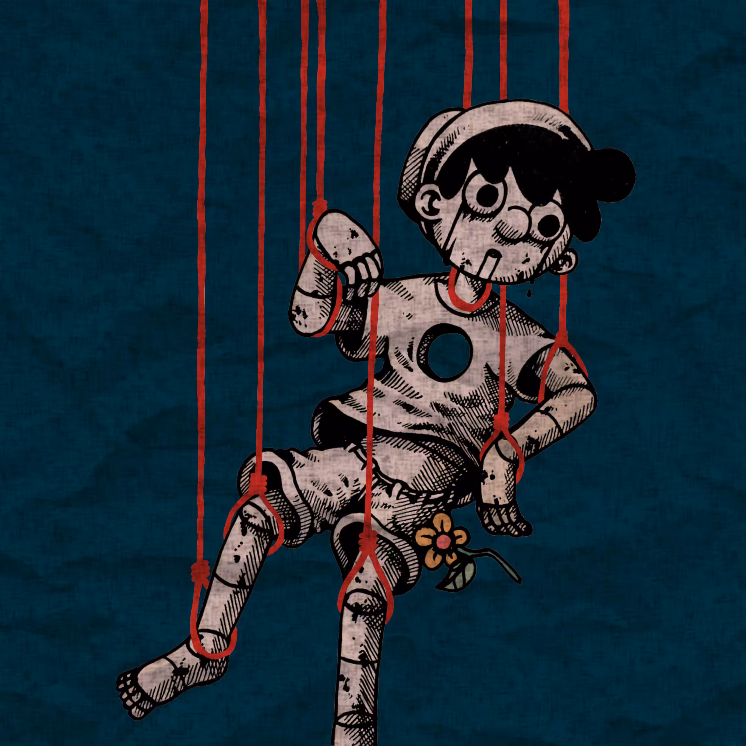 red rope