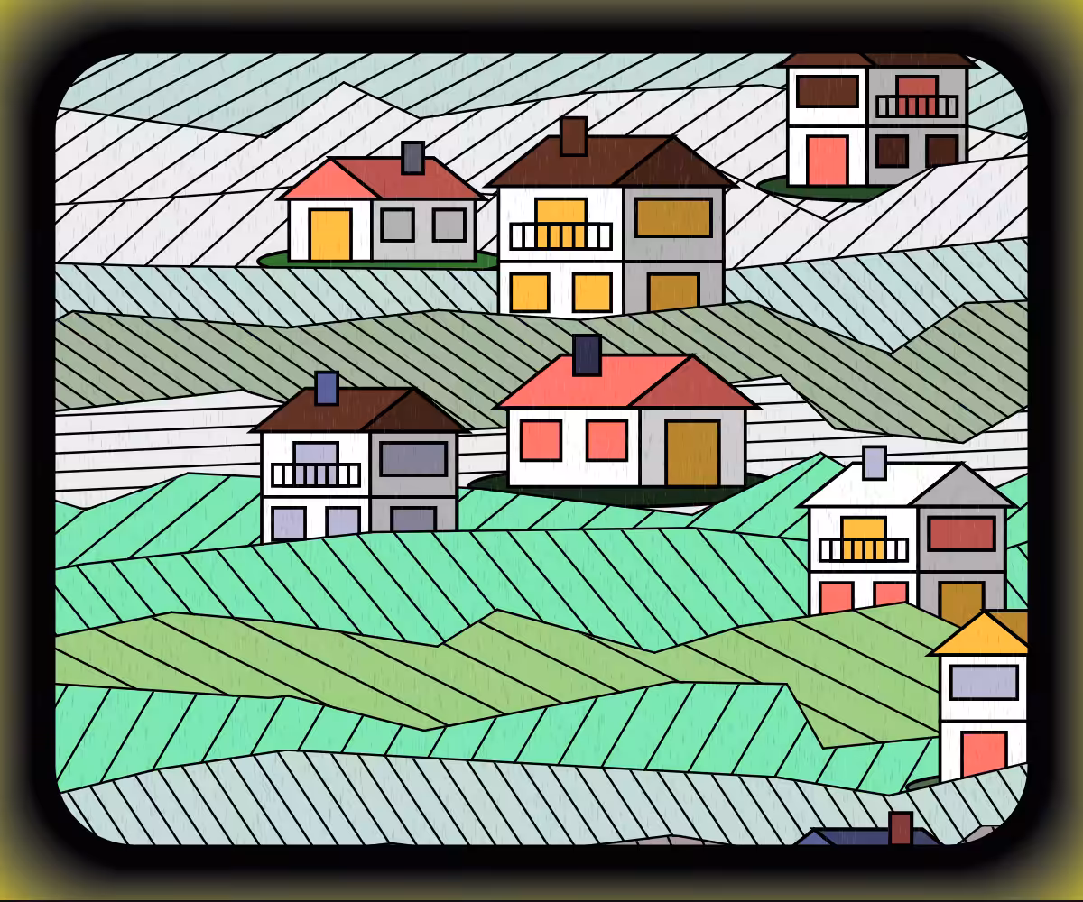 Rainy village #30