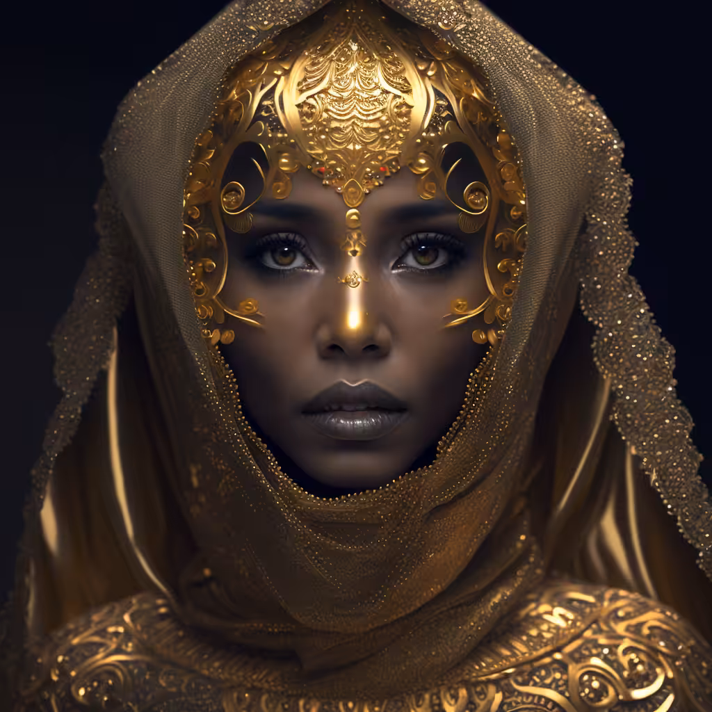 Psychedelic Art: Arabian Goddess