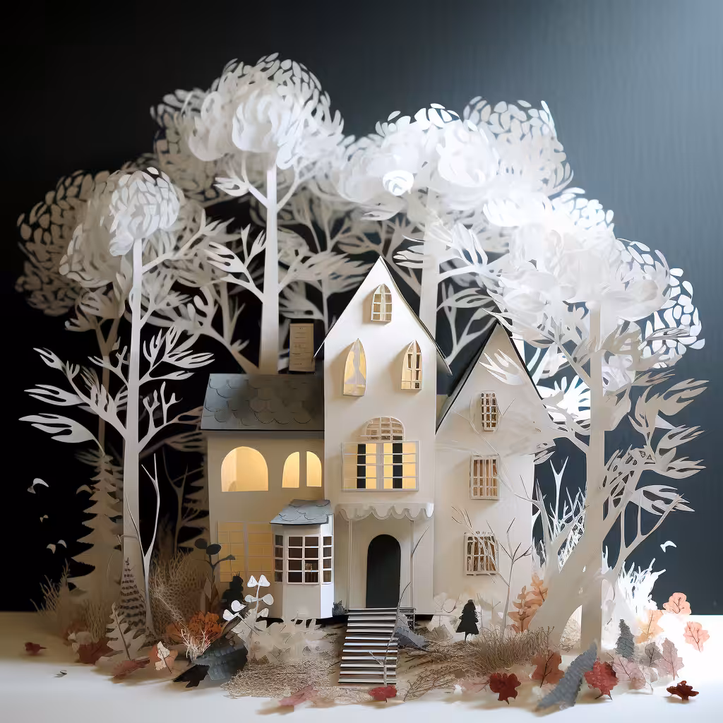 Paper Dreams: House in the woods #14