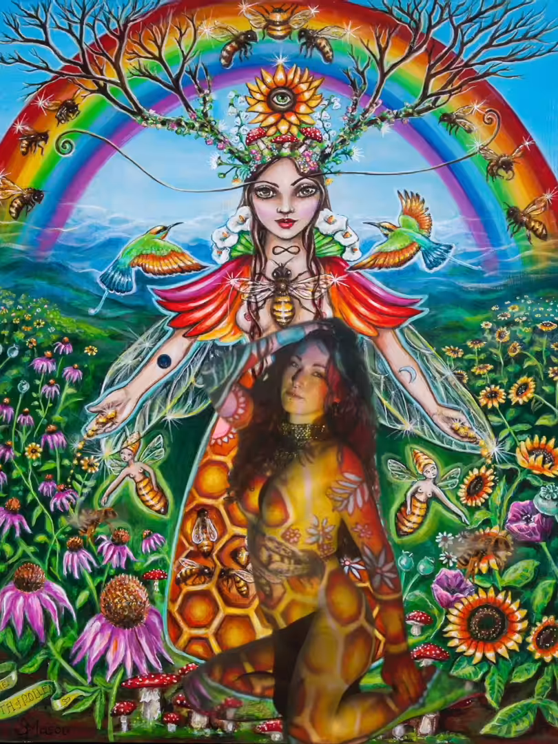 Shapes of the Bee Goddess #18