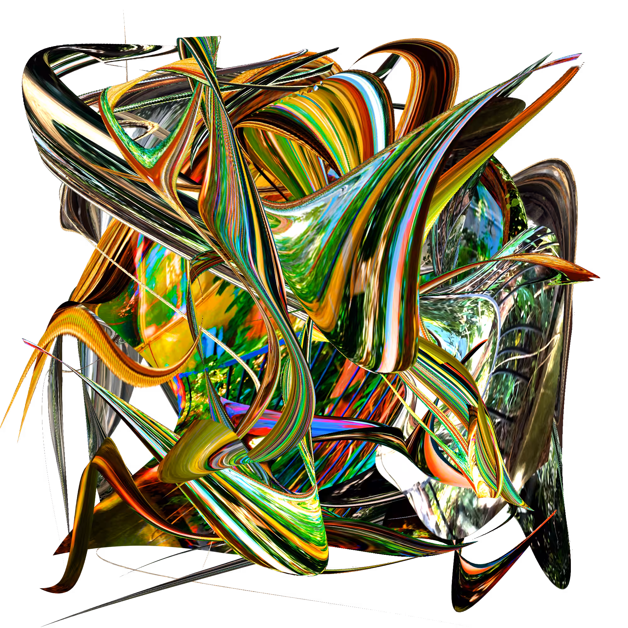 Memory scrap - green nature 