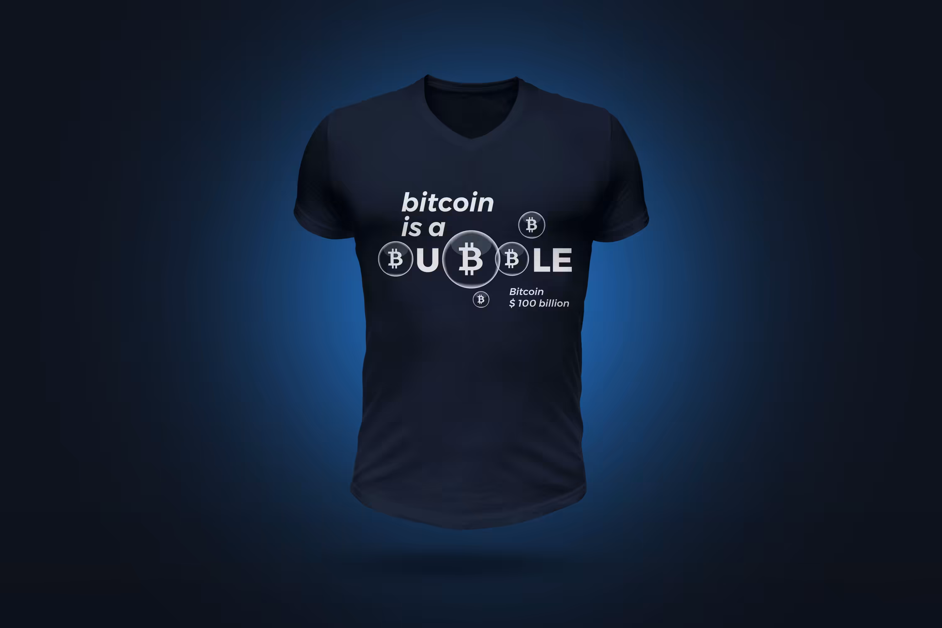 The Showcase: #10 Bitcoin Bubble Shirt