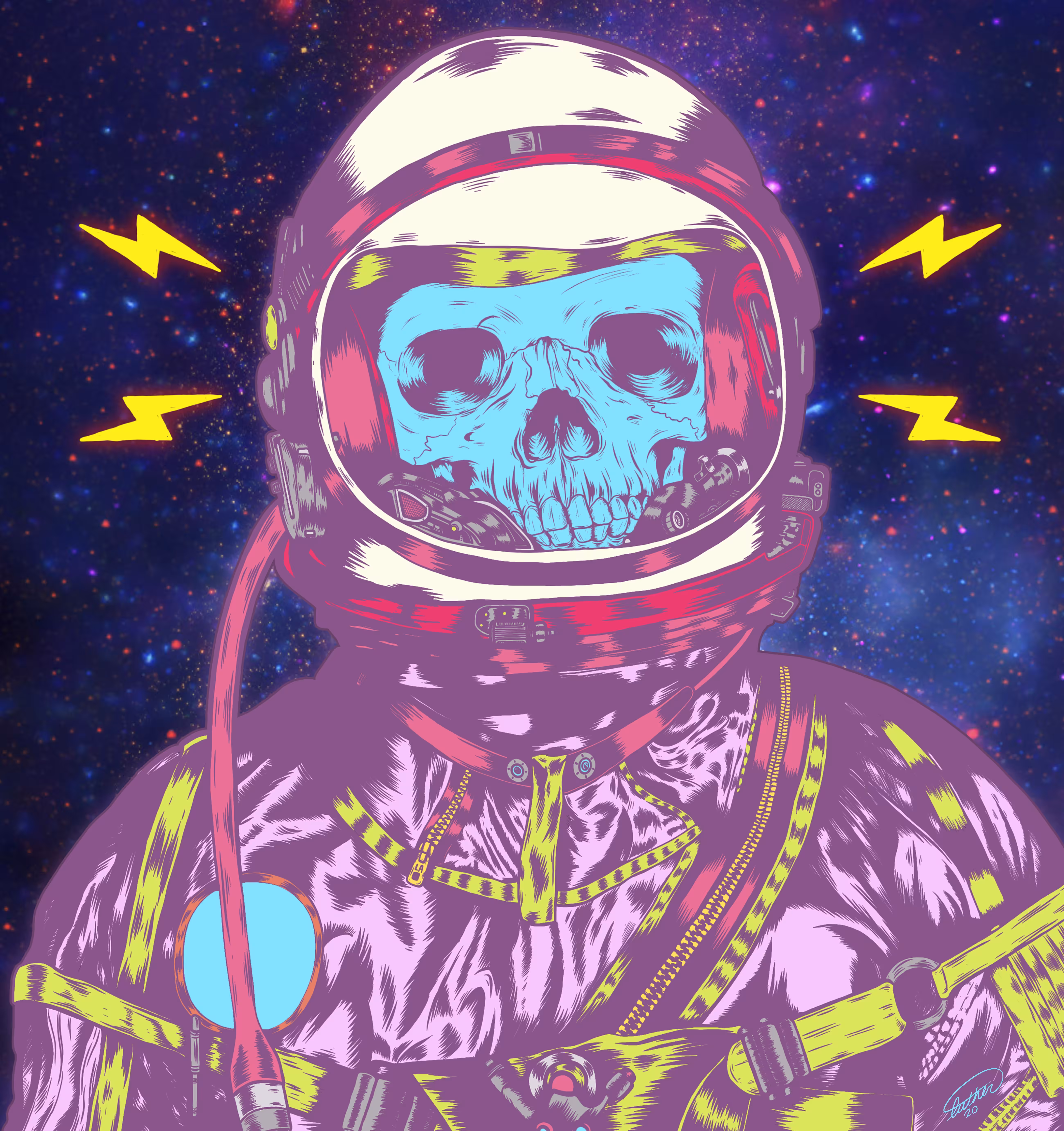 Space One Skull 2019 Luther