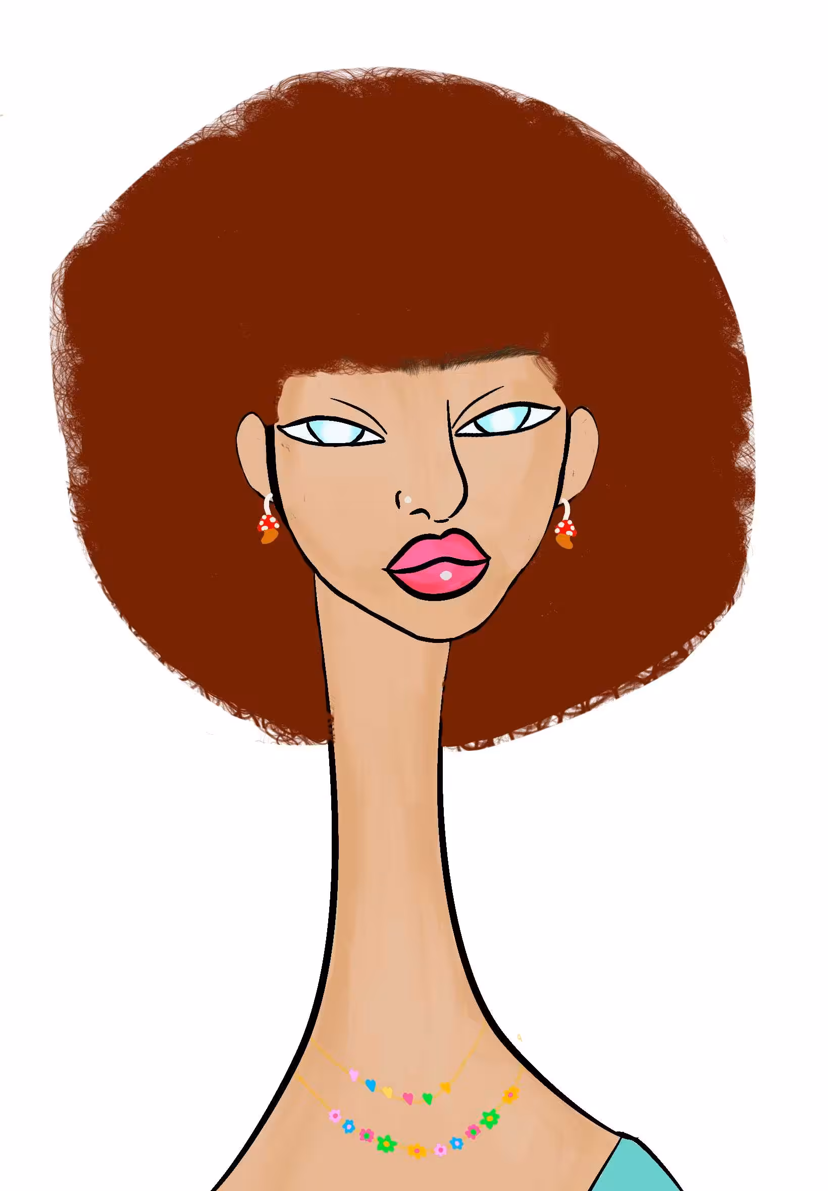 Long Neckie Ladies: Long Neckie Lady #543