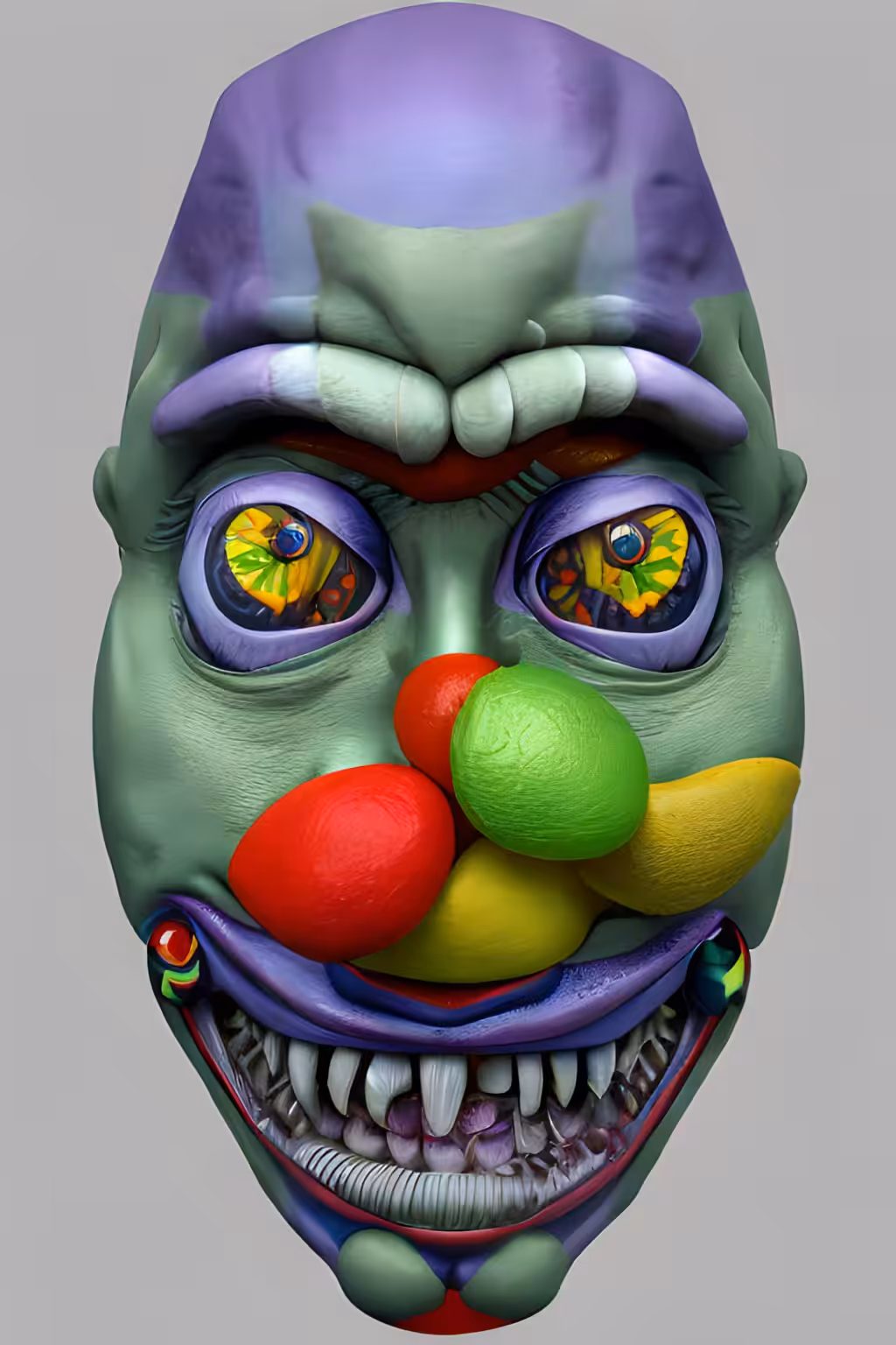 Distorted Faces: Distorted Face #17