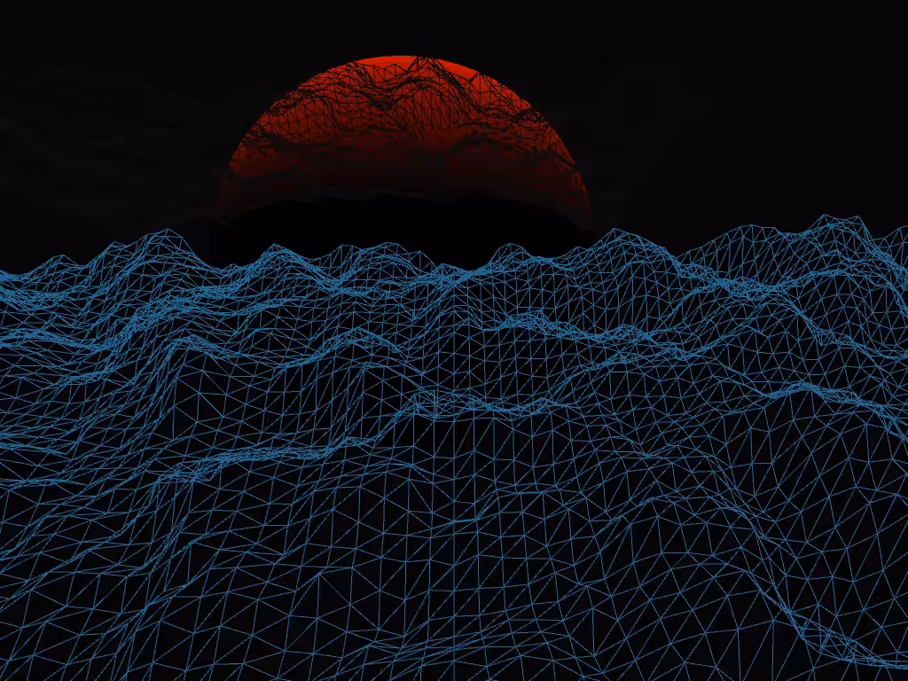 Dark waters / Sunset #3