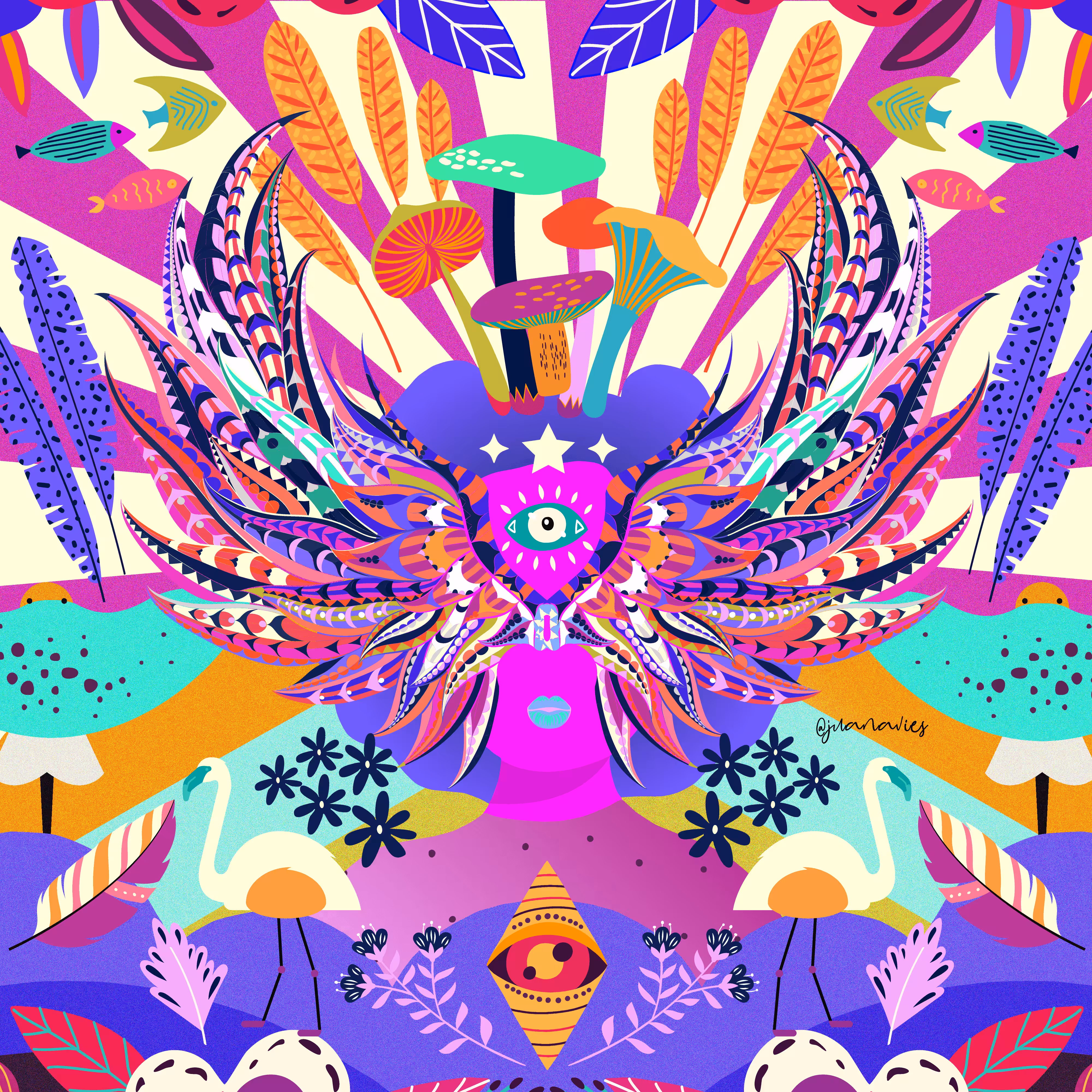 Cosmic Winged Queen