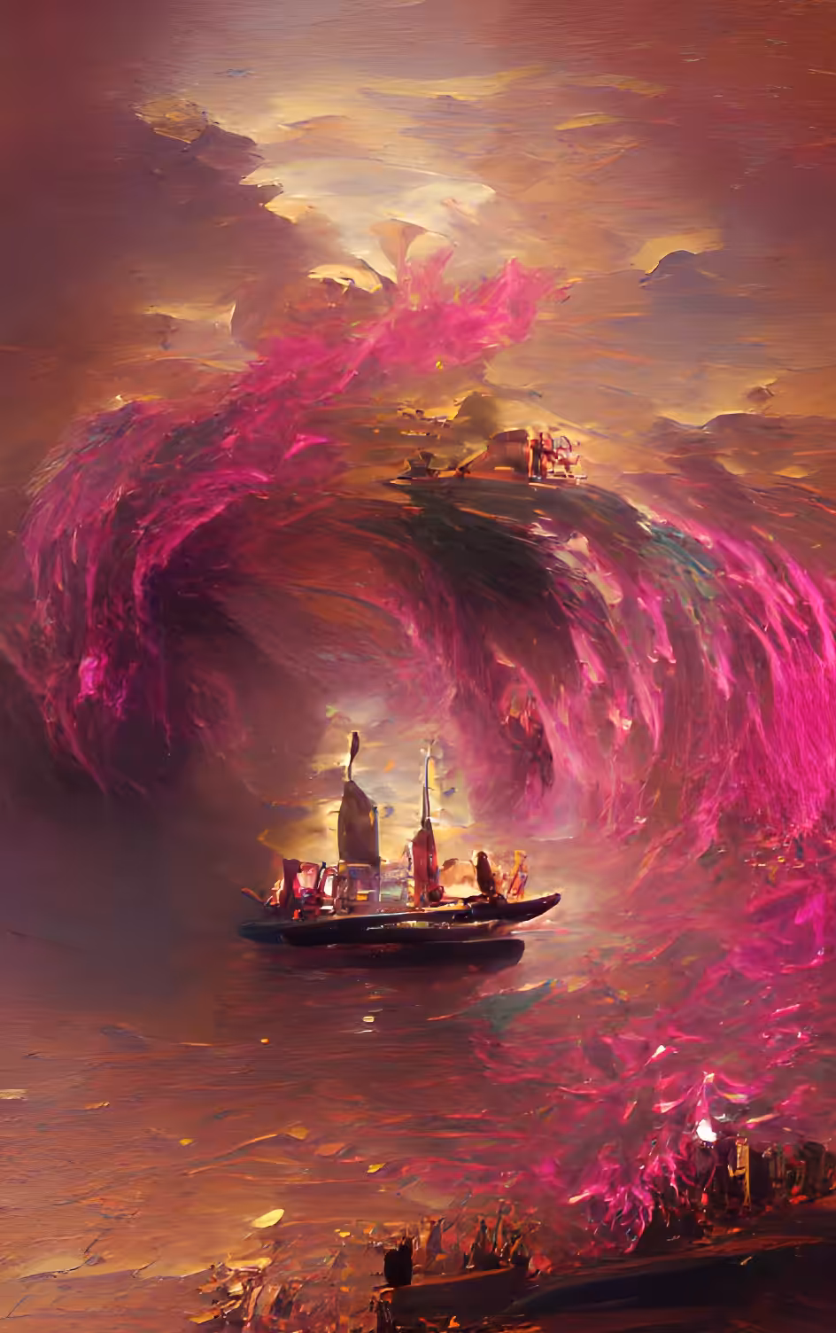 Ship On Fire