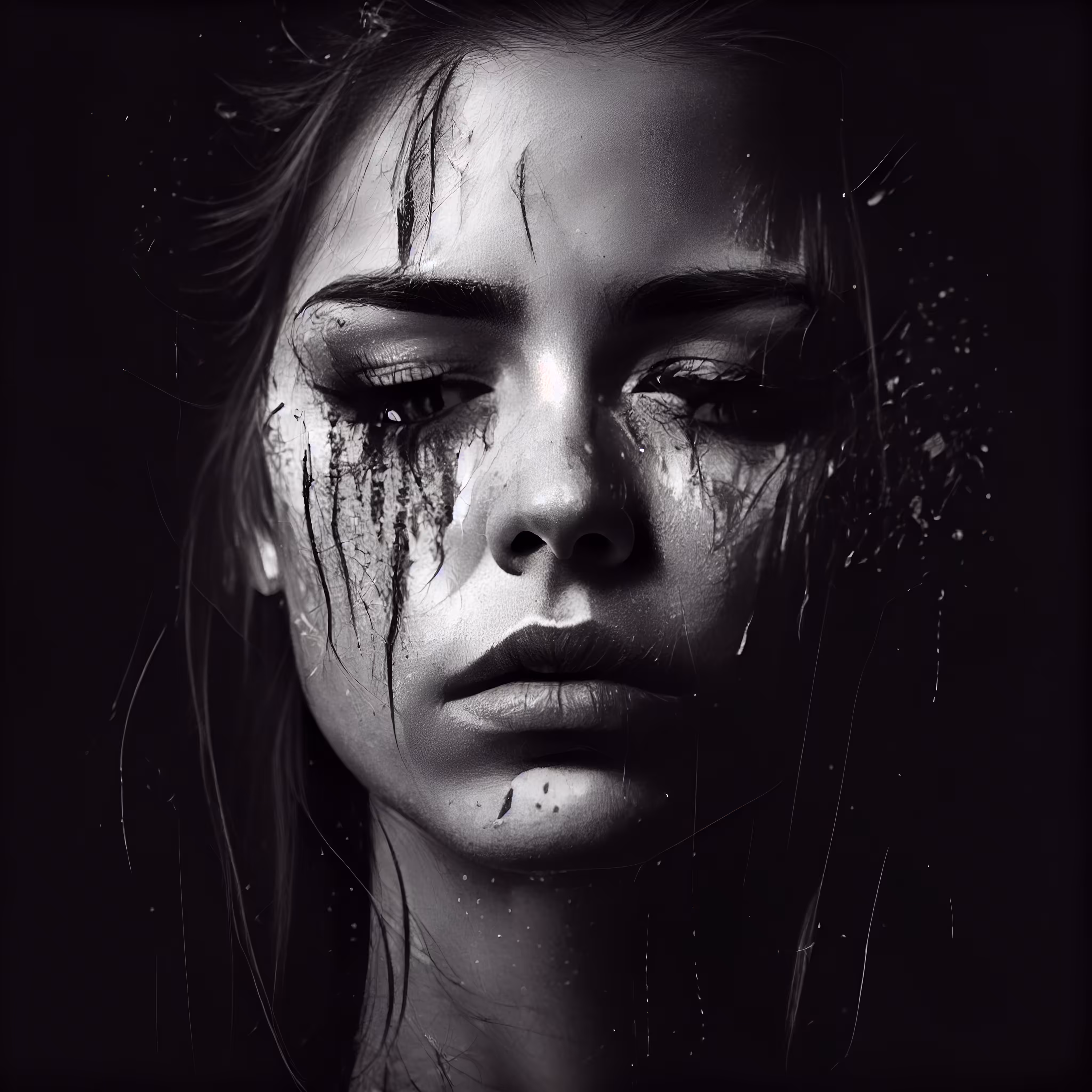 Tears of a woman