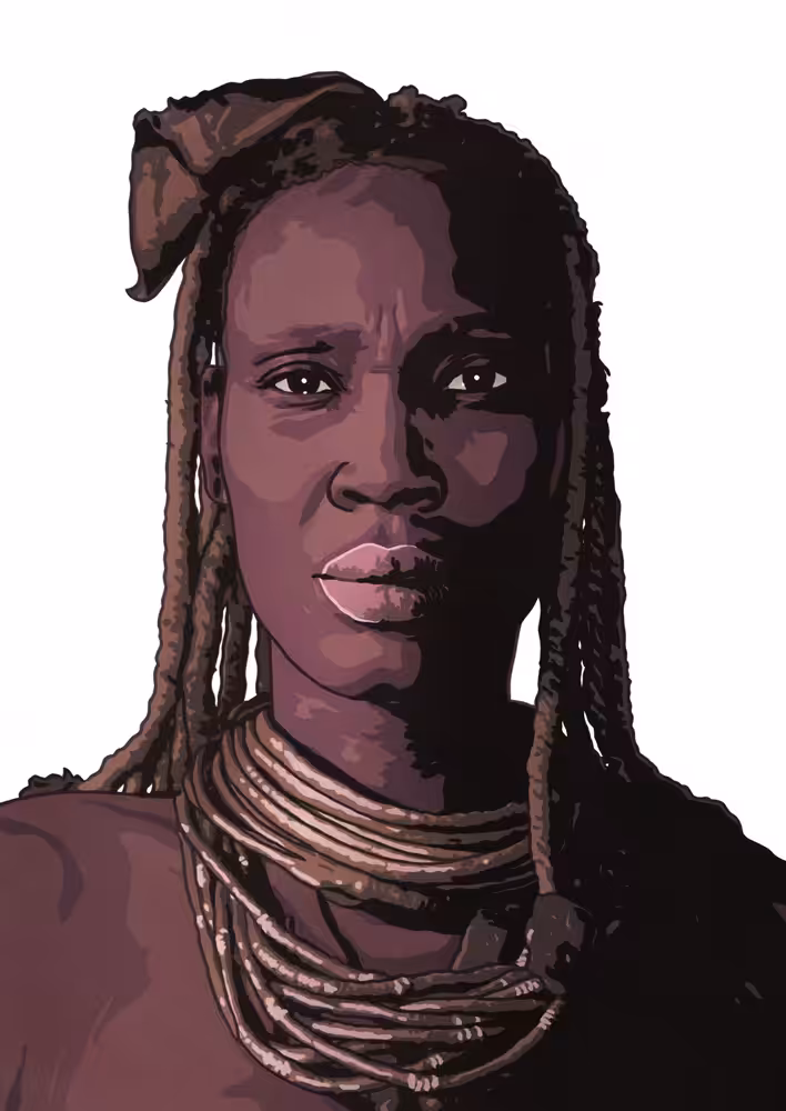 Himba woman portrait