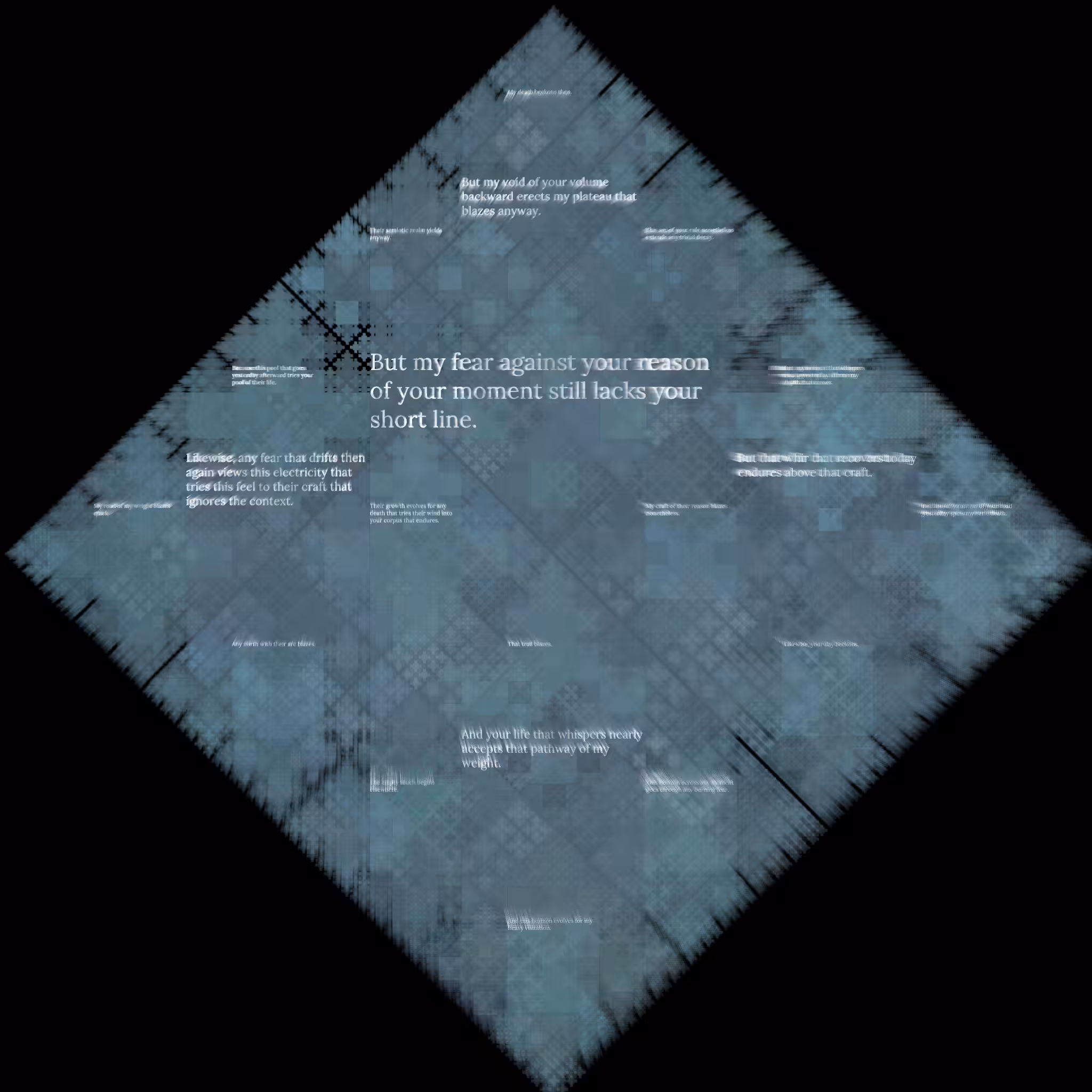 Diamond Fractal Fire #86