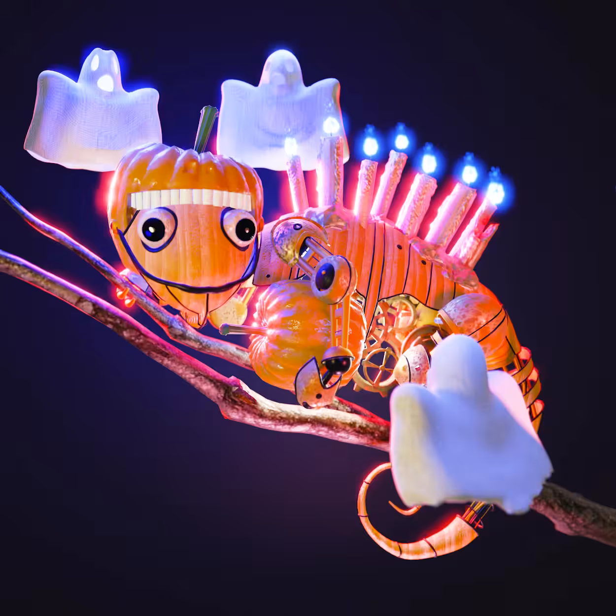CHAMELEON.NO.53 - The Halloween Pumpkin