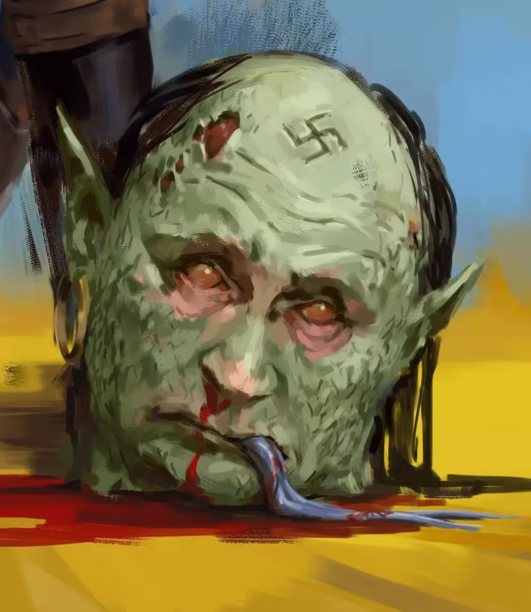 Putin Russian devil