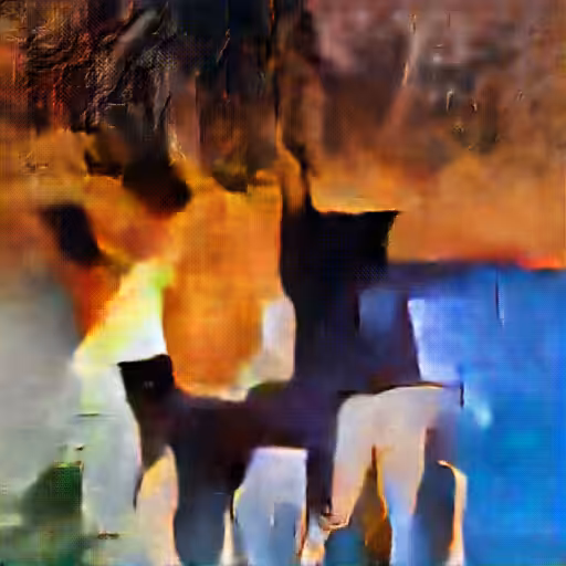 Painting with Fire: A History in GANs: Fire On The Beach
