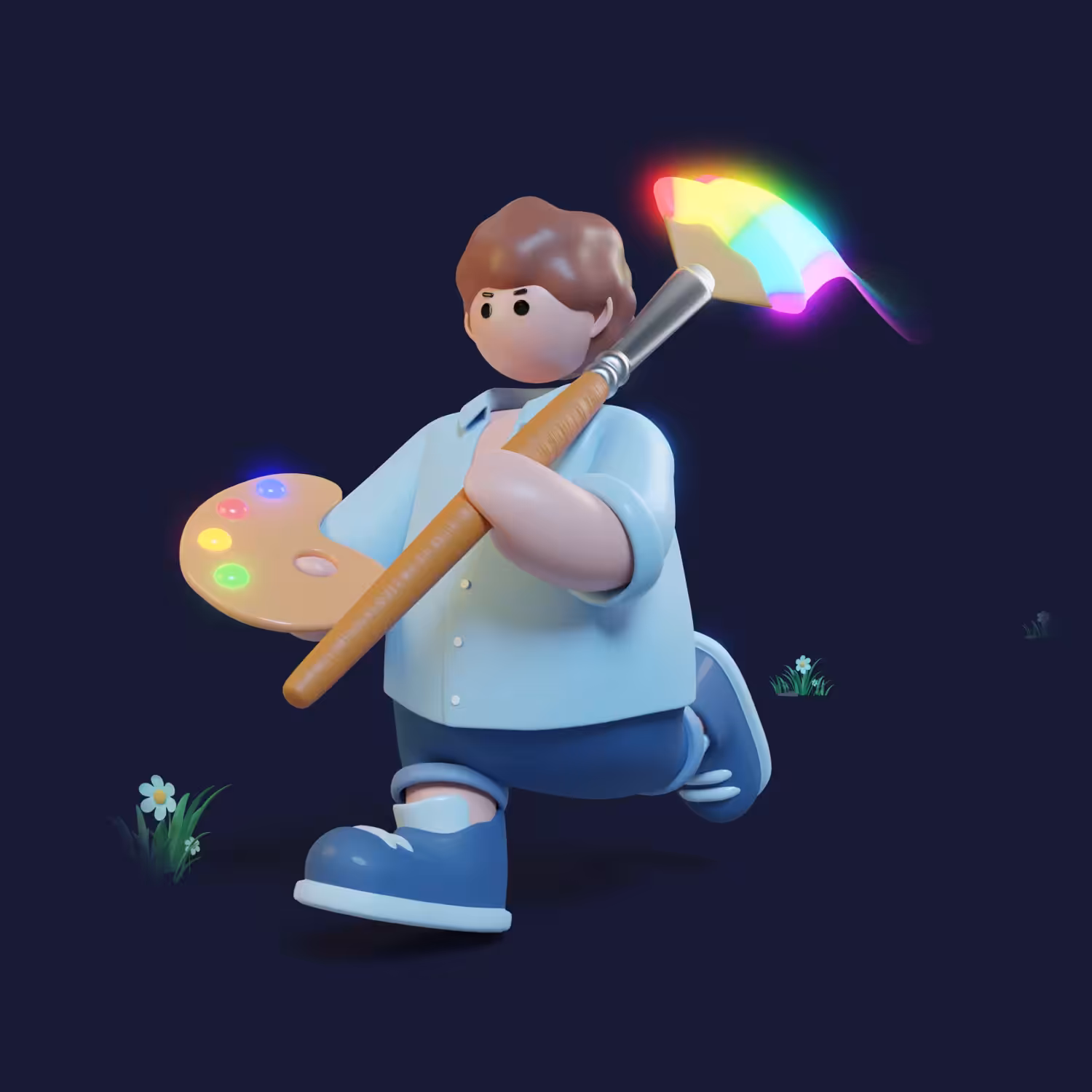 #003 - Chubby Bob Ross